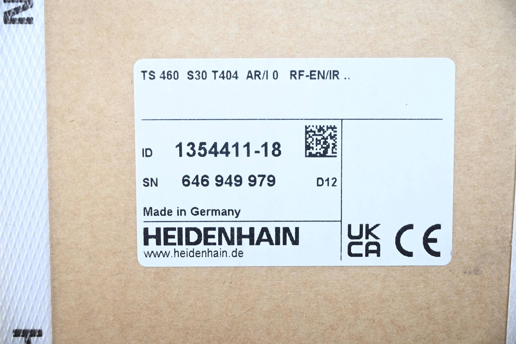 Heidenhain 3D-Werkstückmesstaster TS460 ( 1354411-18 )