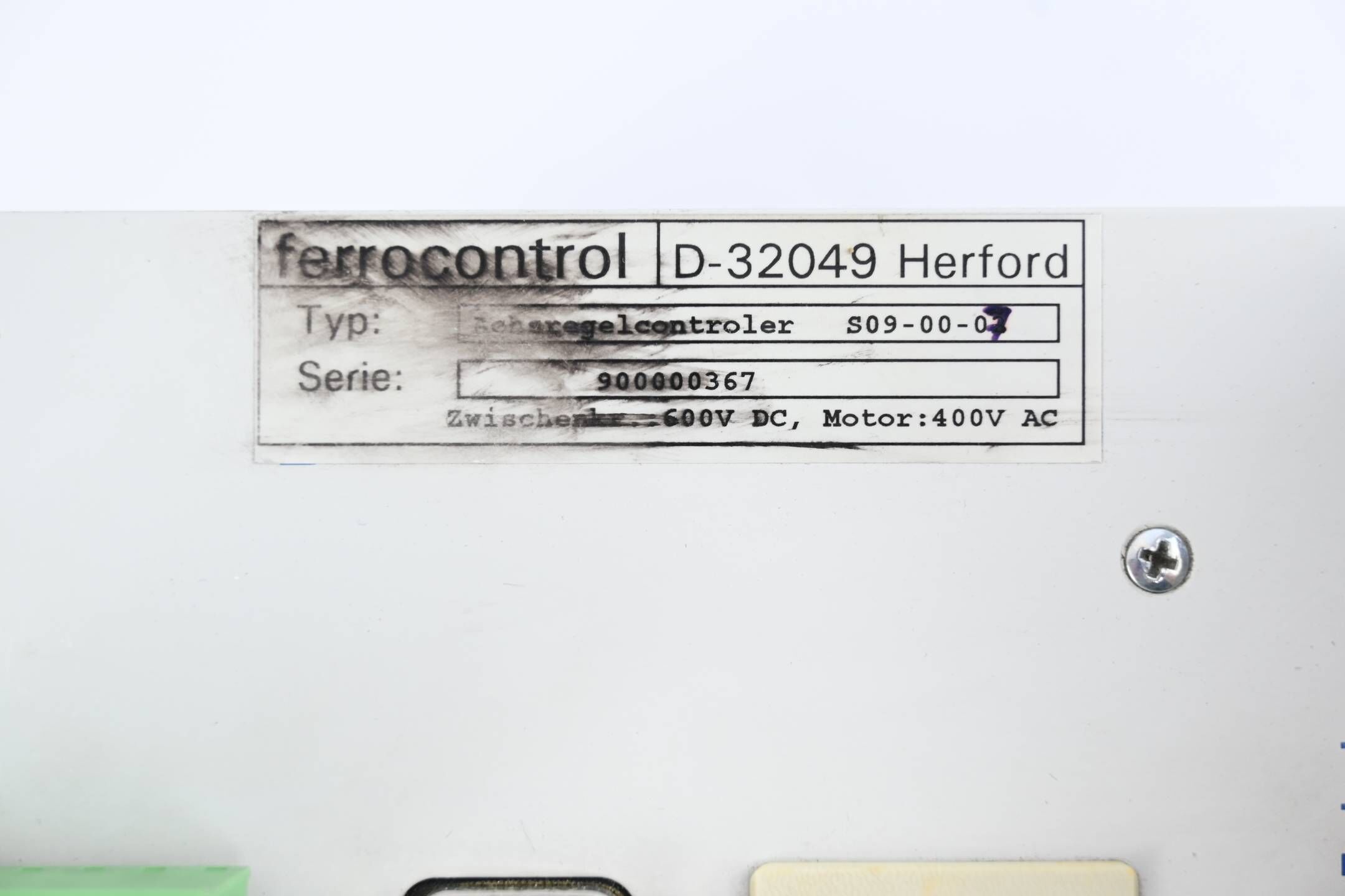Ferrocontrol Achsregelcontroller S09-00-07