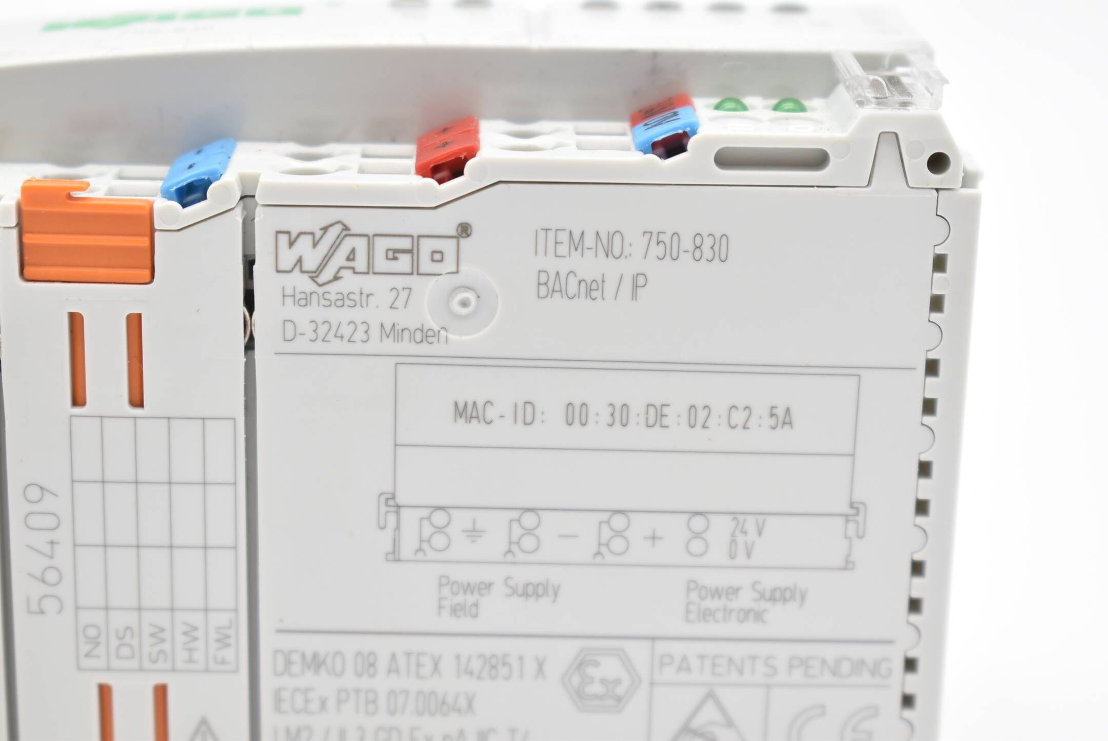 Wago Controller BACnet/IP 750-830 ( 750 - 830 )