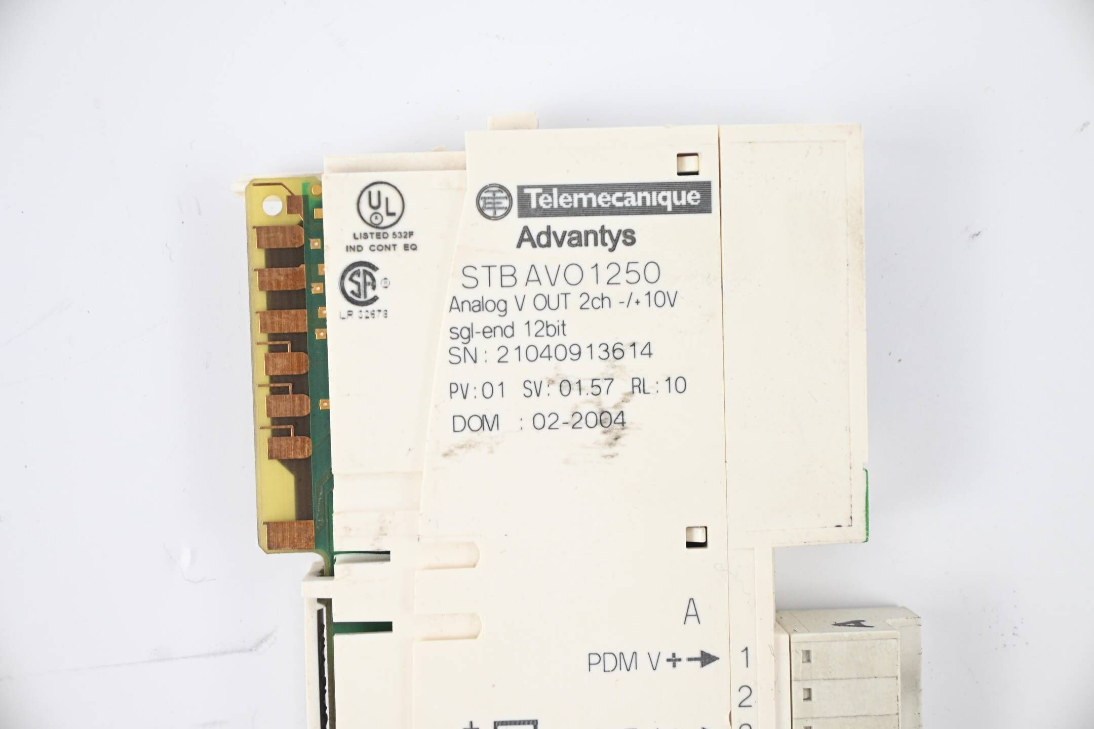 Telemecanique Advantys analoges Ausgangsmodul STBAVO1250 ( STB AVO 1250 )
