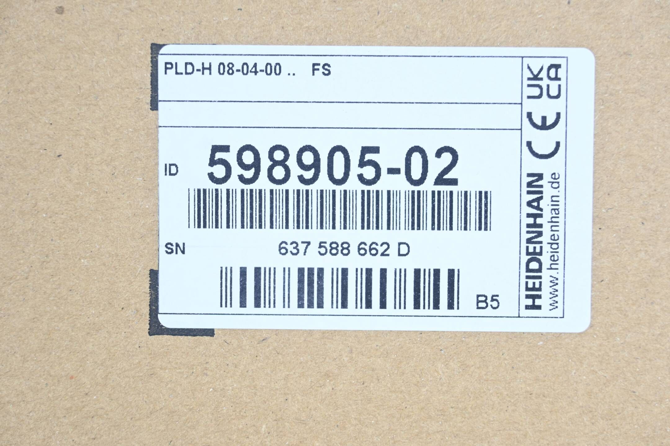 Heidenhain PLD-H 08-04-00 FS ( 598905-02 ) 598 905-02 Ver. B5