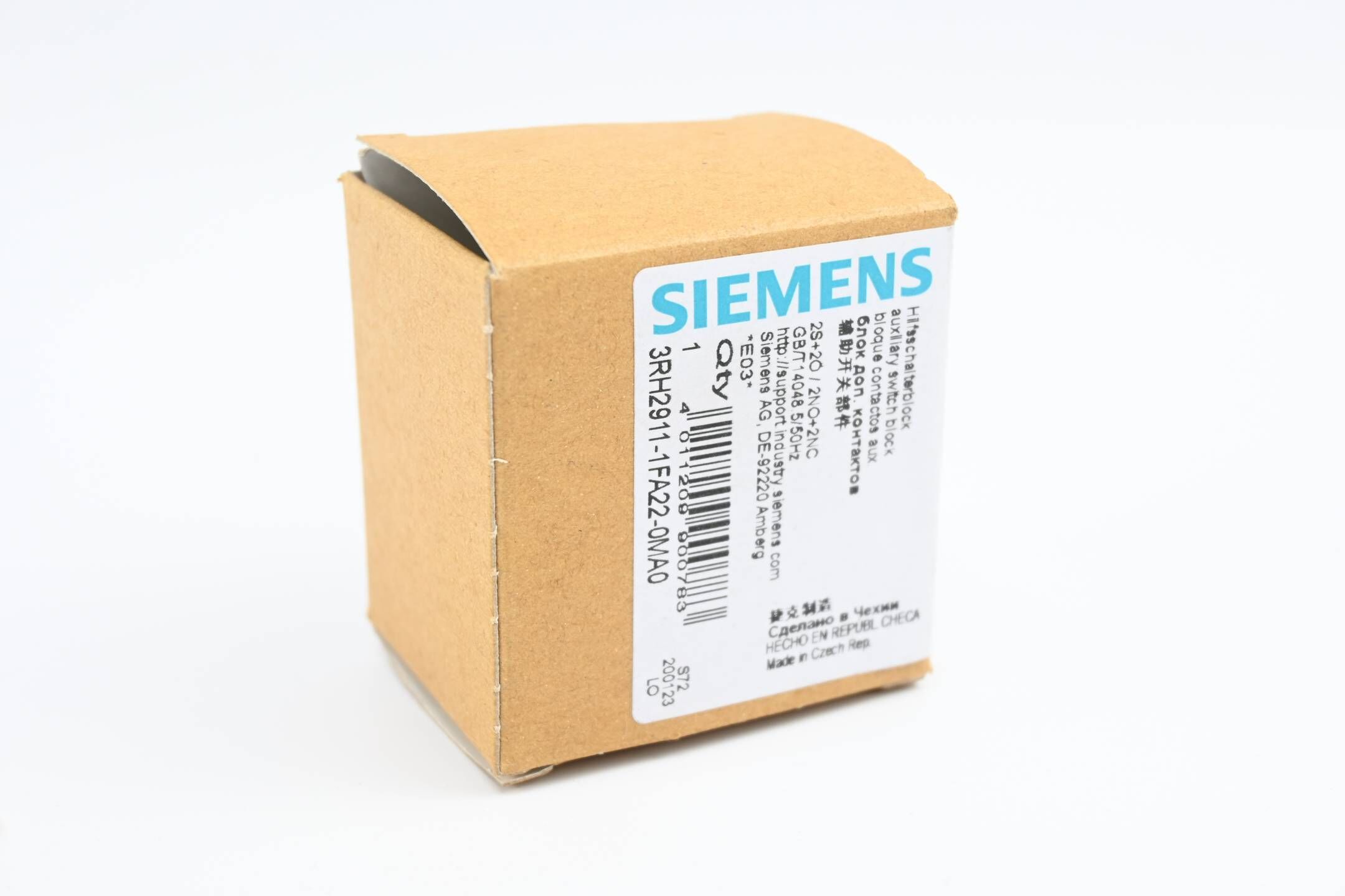 Siemens Hilfsschalterblock 3RH2911-1FA22-0MA0 ( 3RH2 911-1FA22-0MA0 )