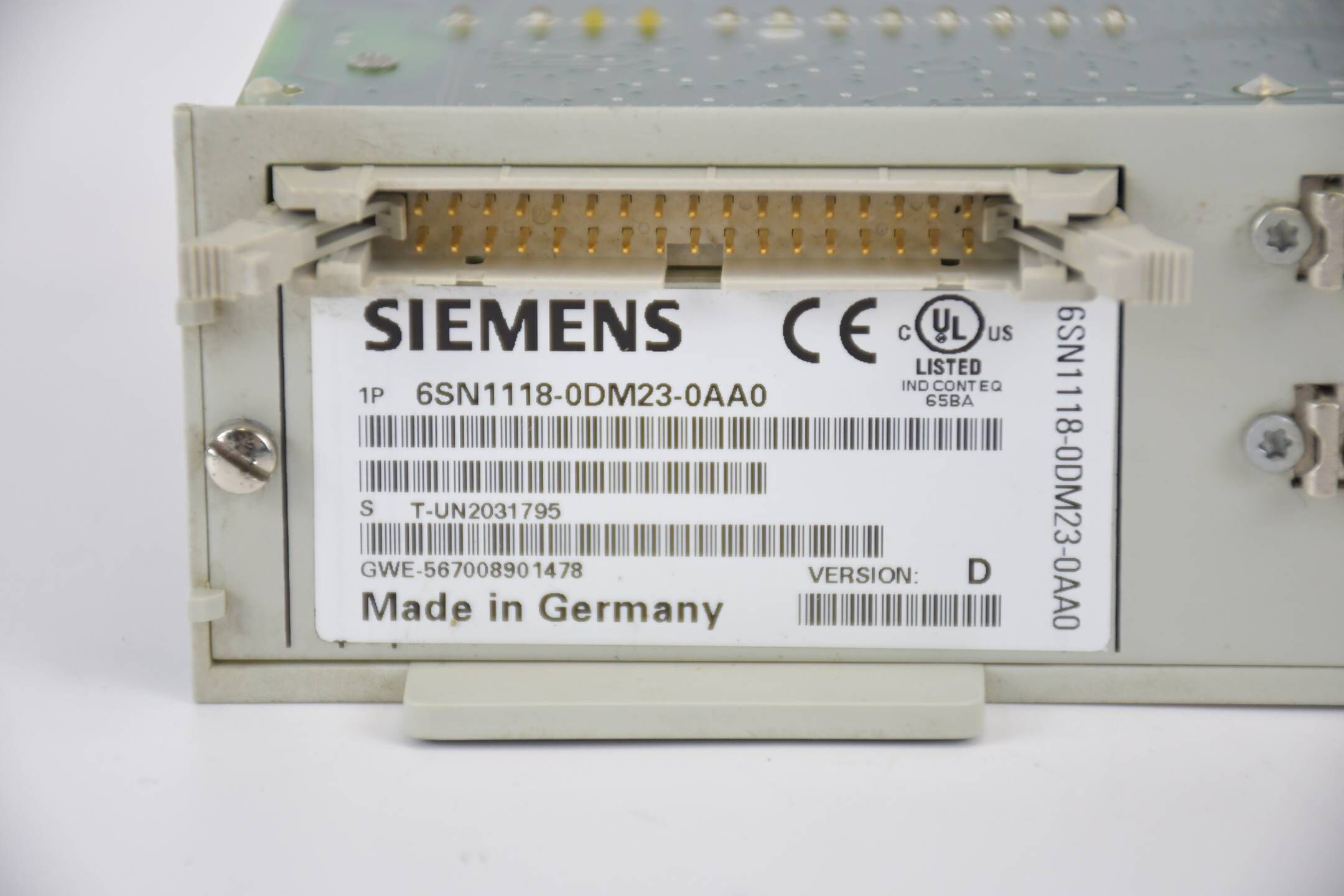 Siemens simodrive 611-D Einschub 6SN1118-0DM23-0AA0 ( 6SN1 118-0DM23-0AA0 ) D
