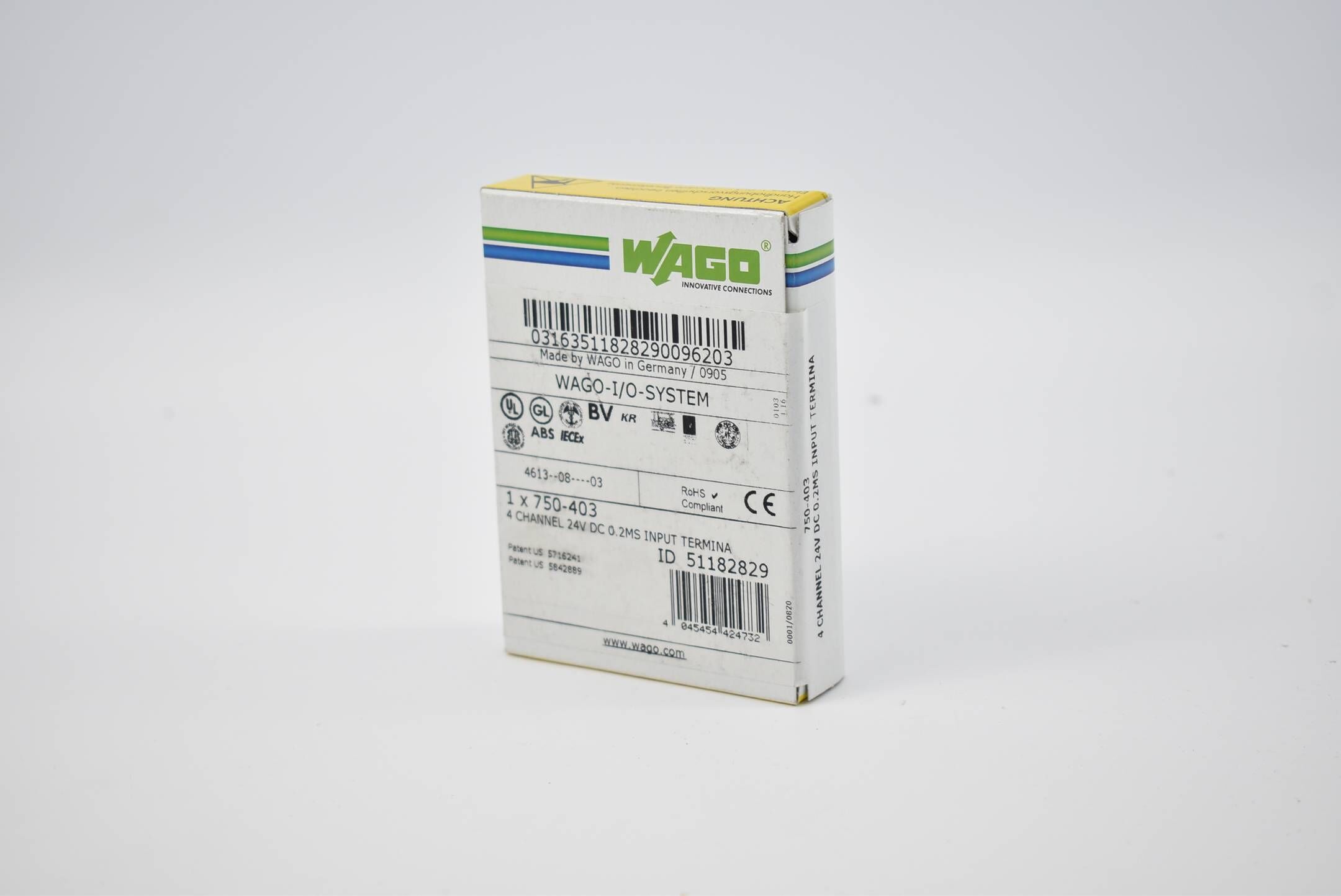 Wago 4-Kanal-Digitaleingang 750-403 ( 24 VDC 0,2ms  )