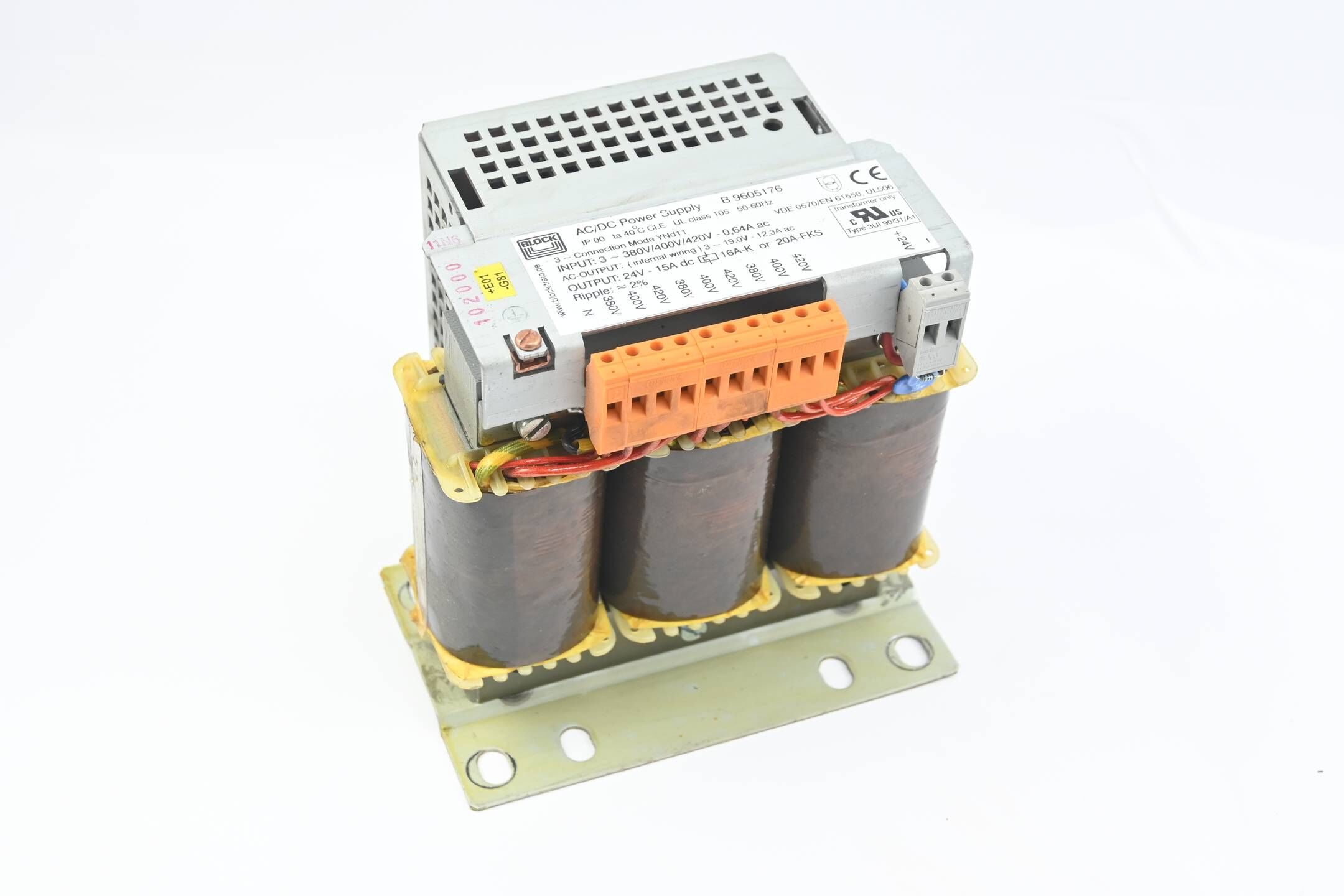 Block AC/DC Netzteil B 9605176 ( B9605176 ) 380/400/420V 0,64A