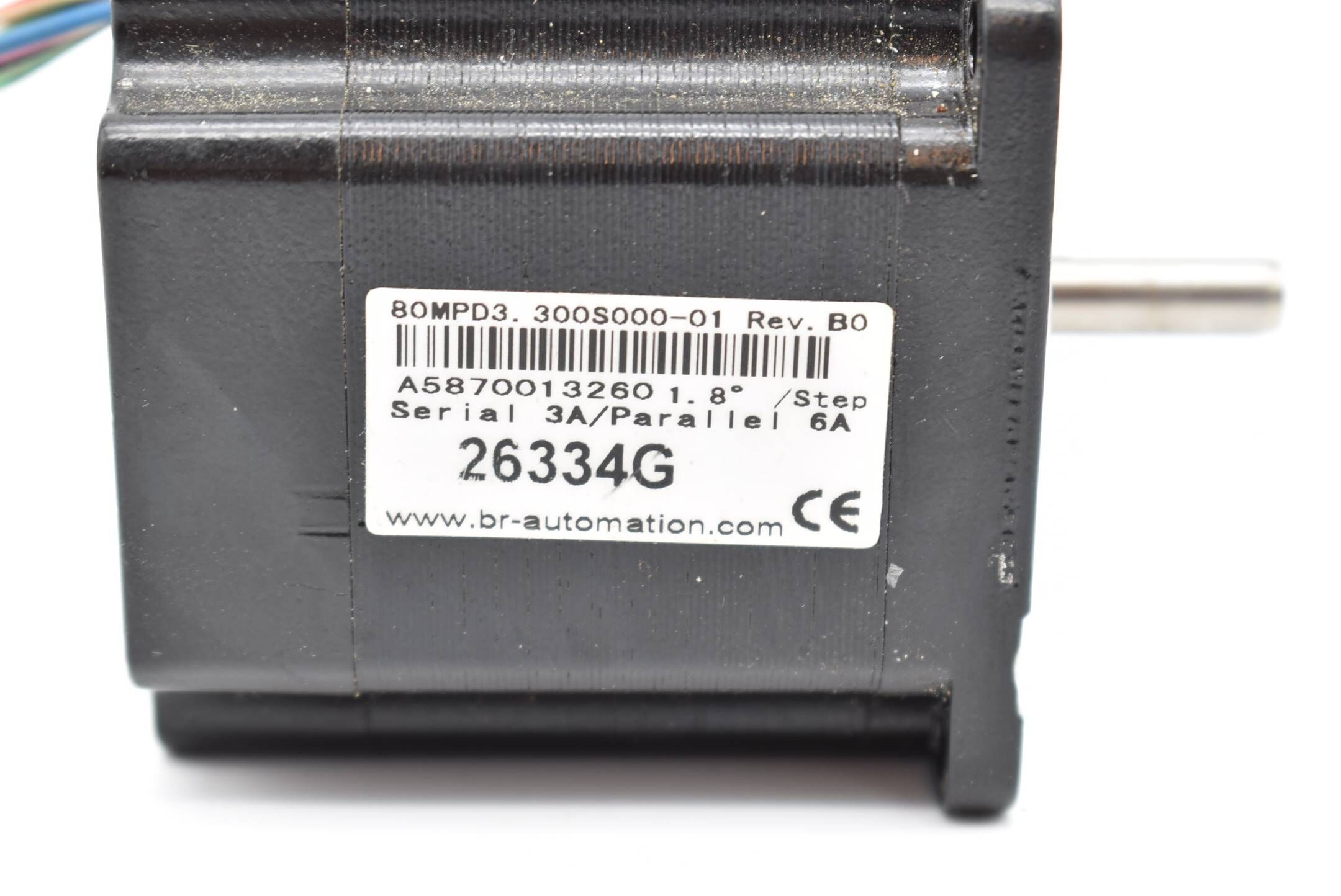 B&R 2-Phasen Hybrid Schrittmotor 80MPD3. 300S000-01 ( 80MPD3.300S000-01 ) Rv. B0