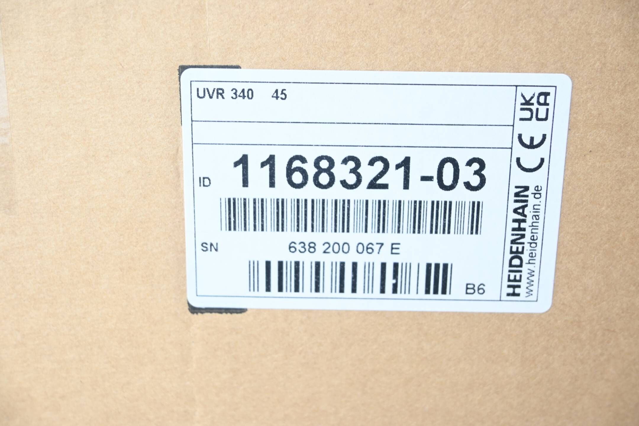 Heidenhain Umrichter-Versorgungseinheit UVR 340 ( 1168321-03 ) Ver. B6