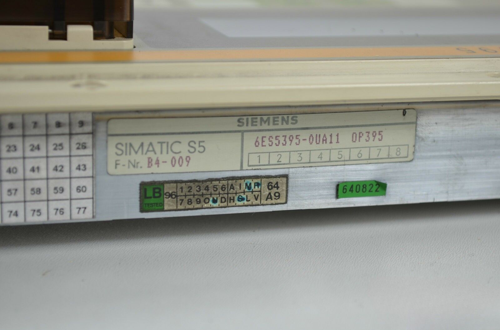Siemens simatic S5 OP 395  6ES5395-0UA11 // 6ES5 395-0UA11