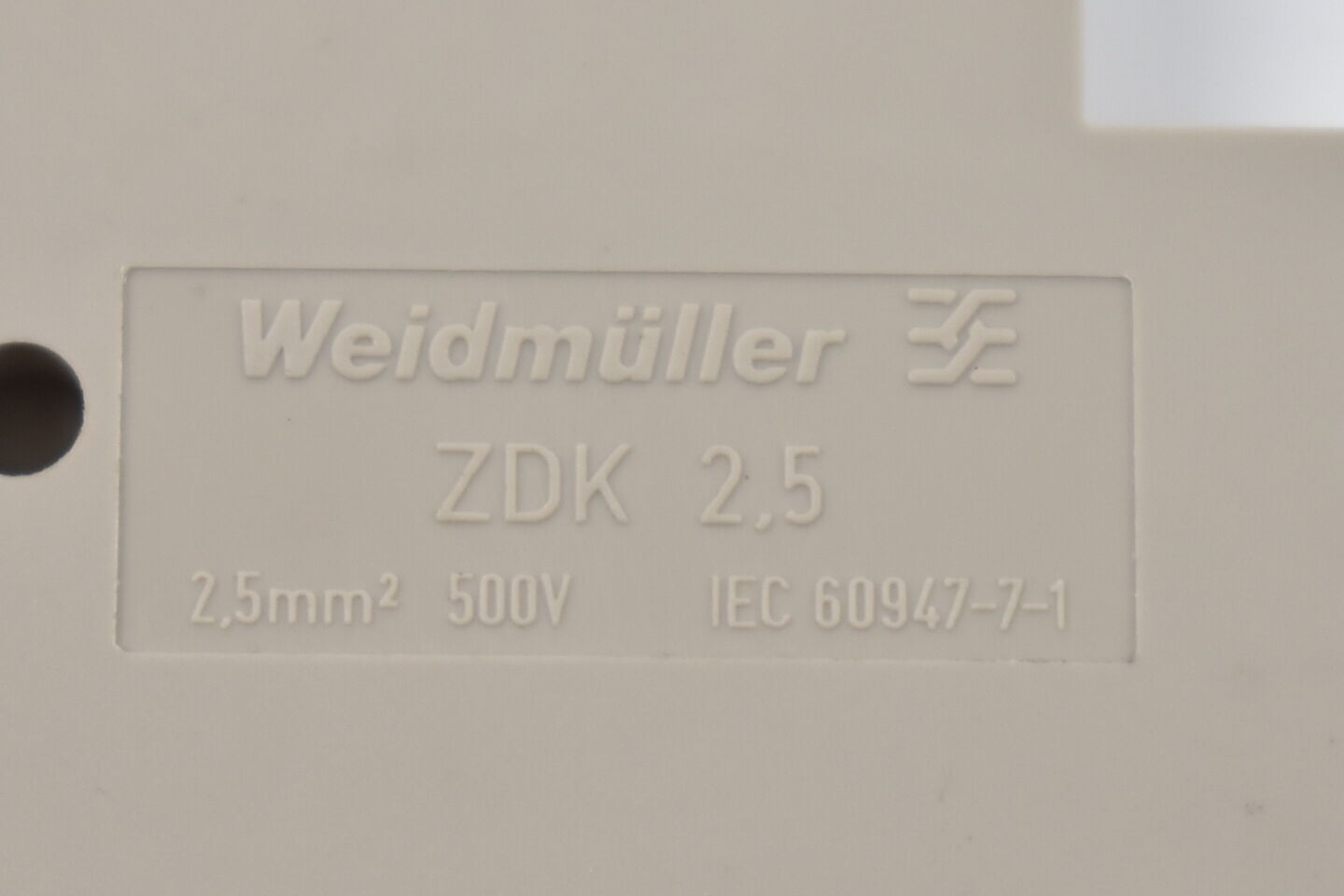 Weidmüller Reihenklemmen ZDK 2,5 ( VE 27 Stück )