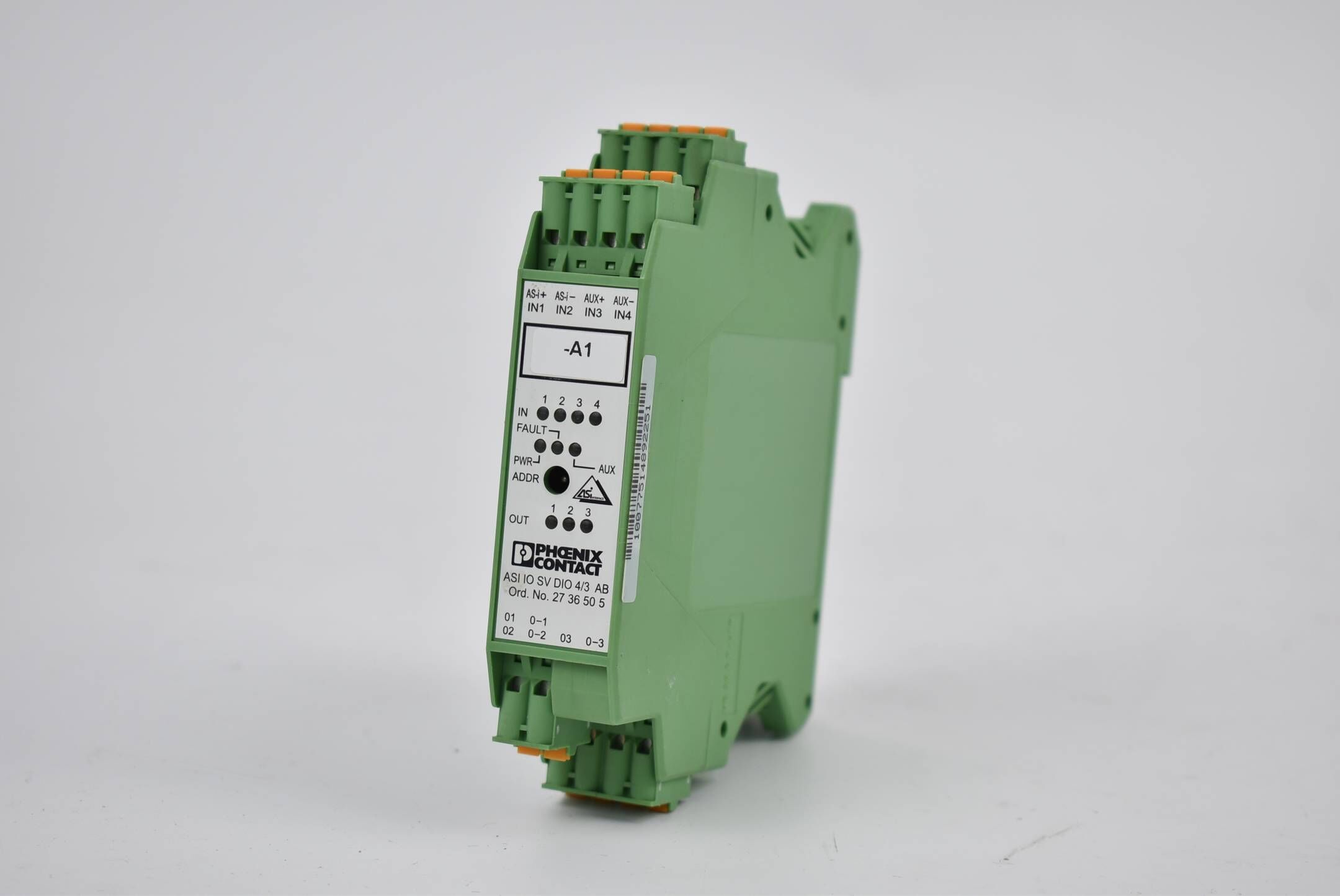 Phoenix Contact Ein-/Ausgabemodul ASI IO SV DIO 4/3 AB 12-30 VDC 0,5A 2736505