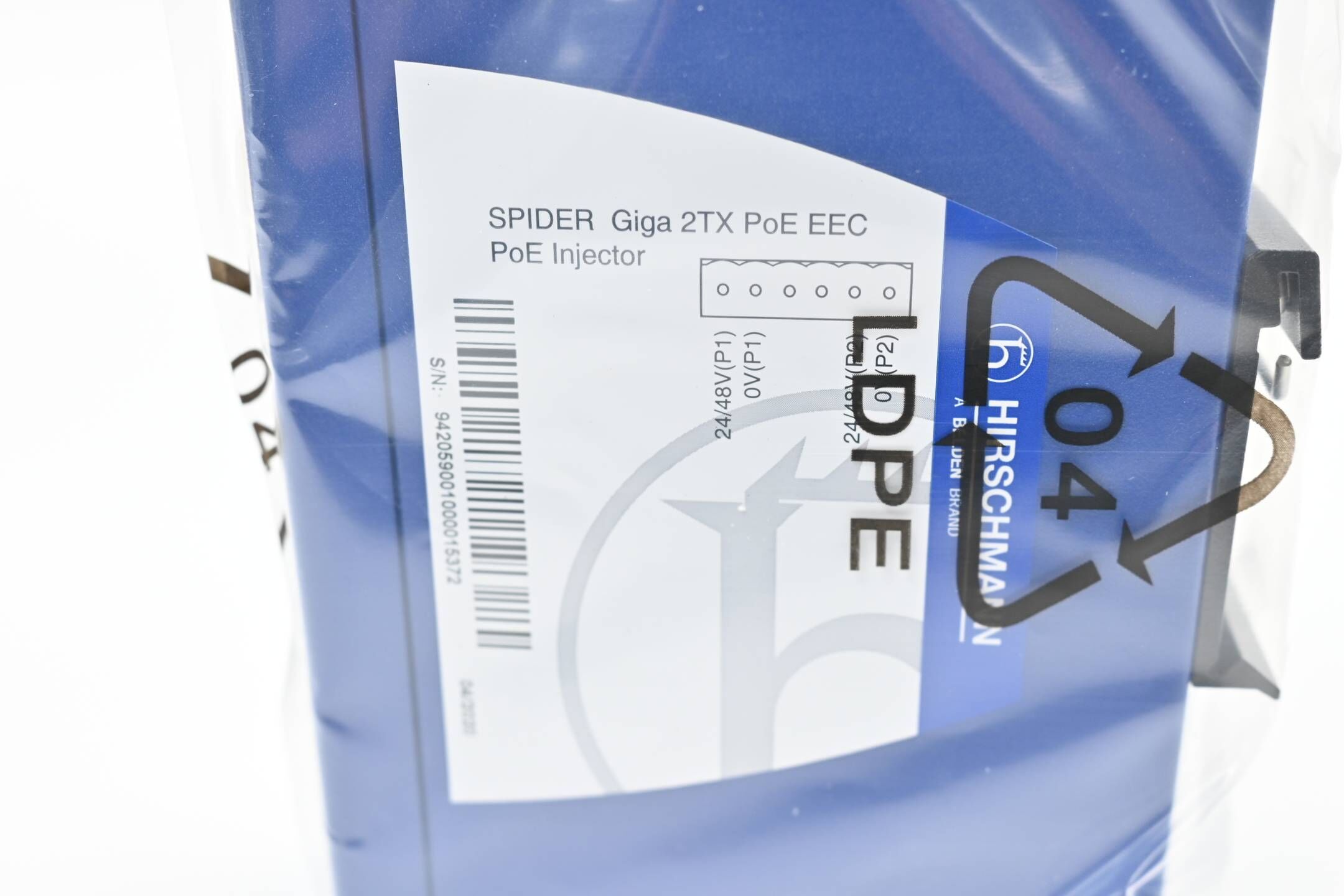 Hirschmann Injektor Spider Giga 2TX PoE EEC ( 942-059-001 )
