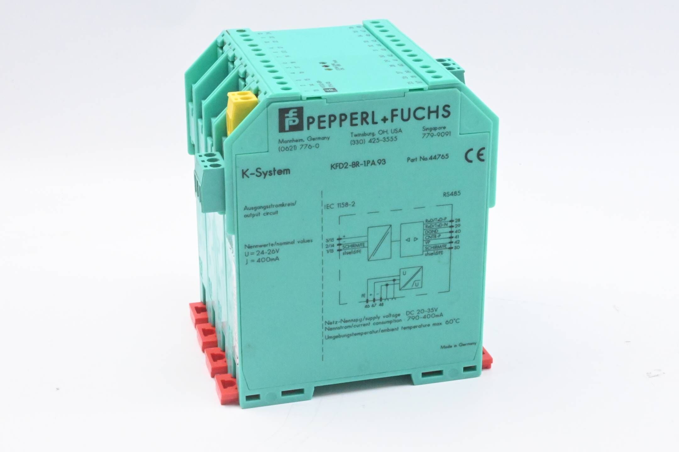 Pepperl+Fuchs Basissegmentkoppler KFD2-BR-1.PA.93 ( 44765 )