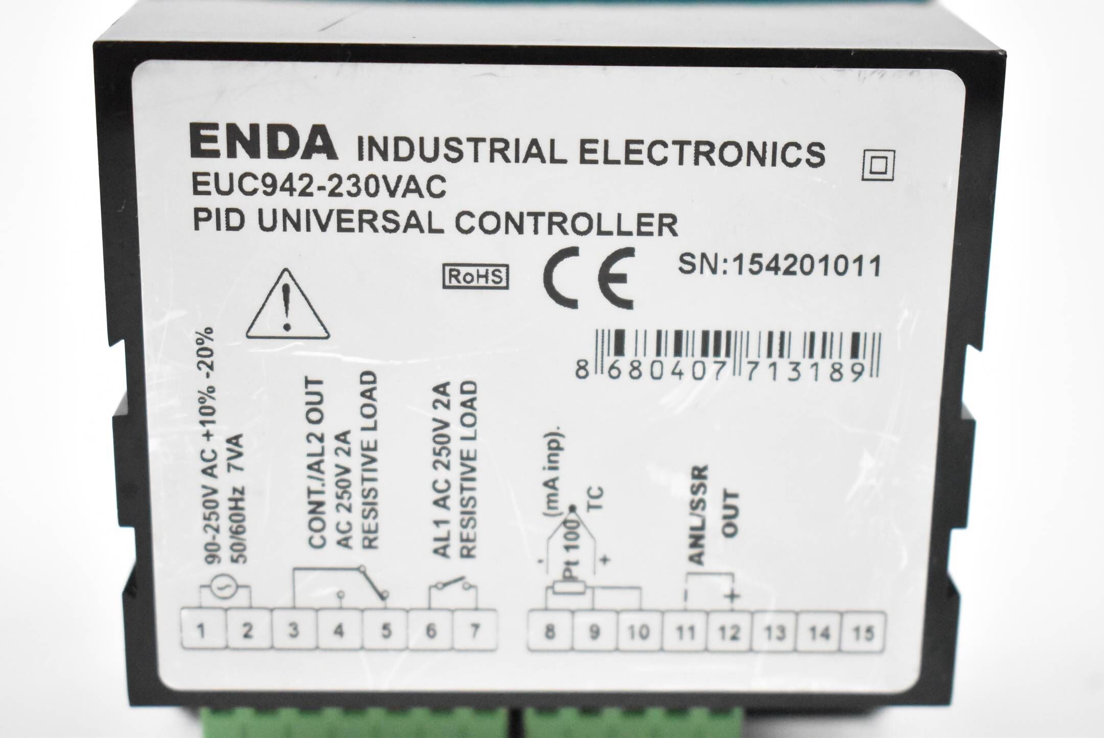 Enda Temperaturregler EUC942-230VAC 