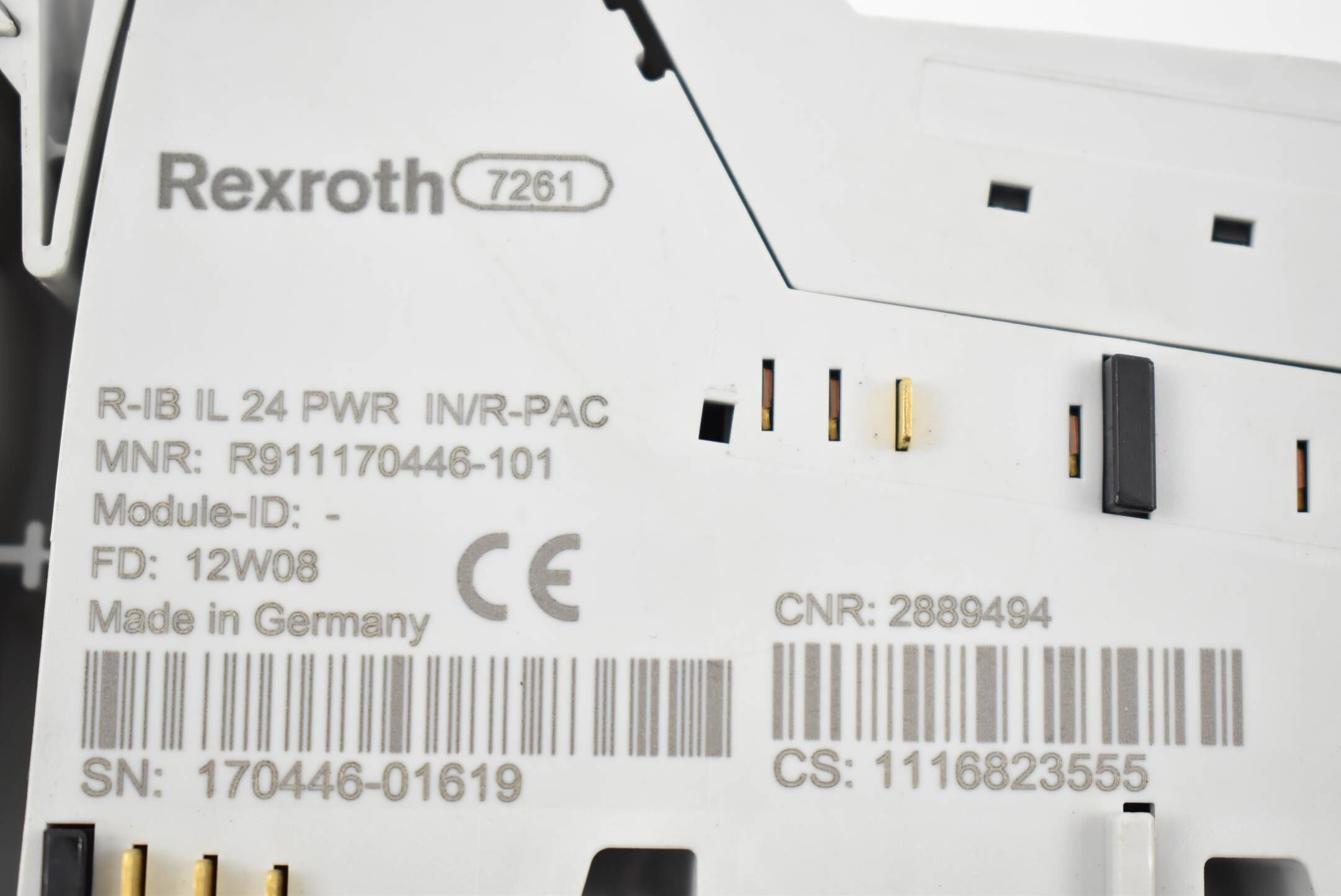 Rexroth Eingangsmodul R-IB IL 24 PWR IN/R-PAC ( R911170446-101 )