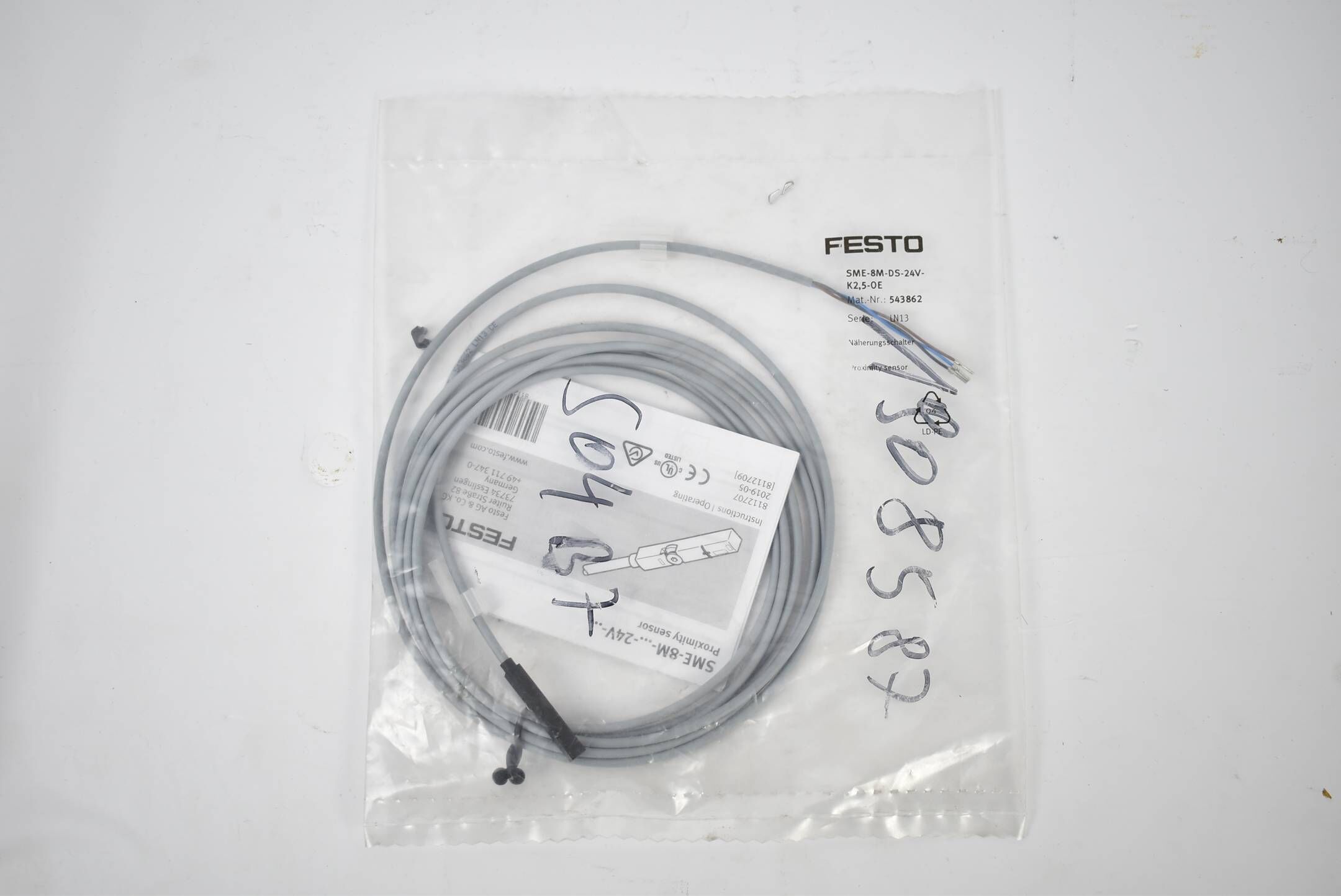 Festo Näherungsschalter SME-8M-DS-24V-K-2,5-OE ( 543862 )