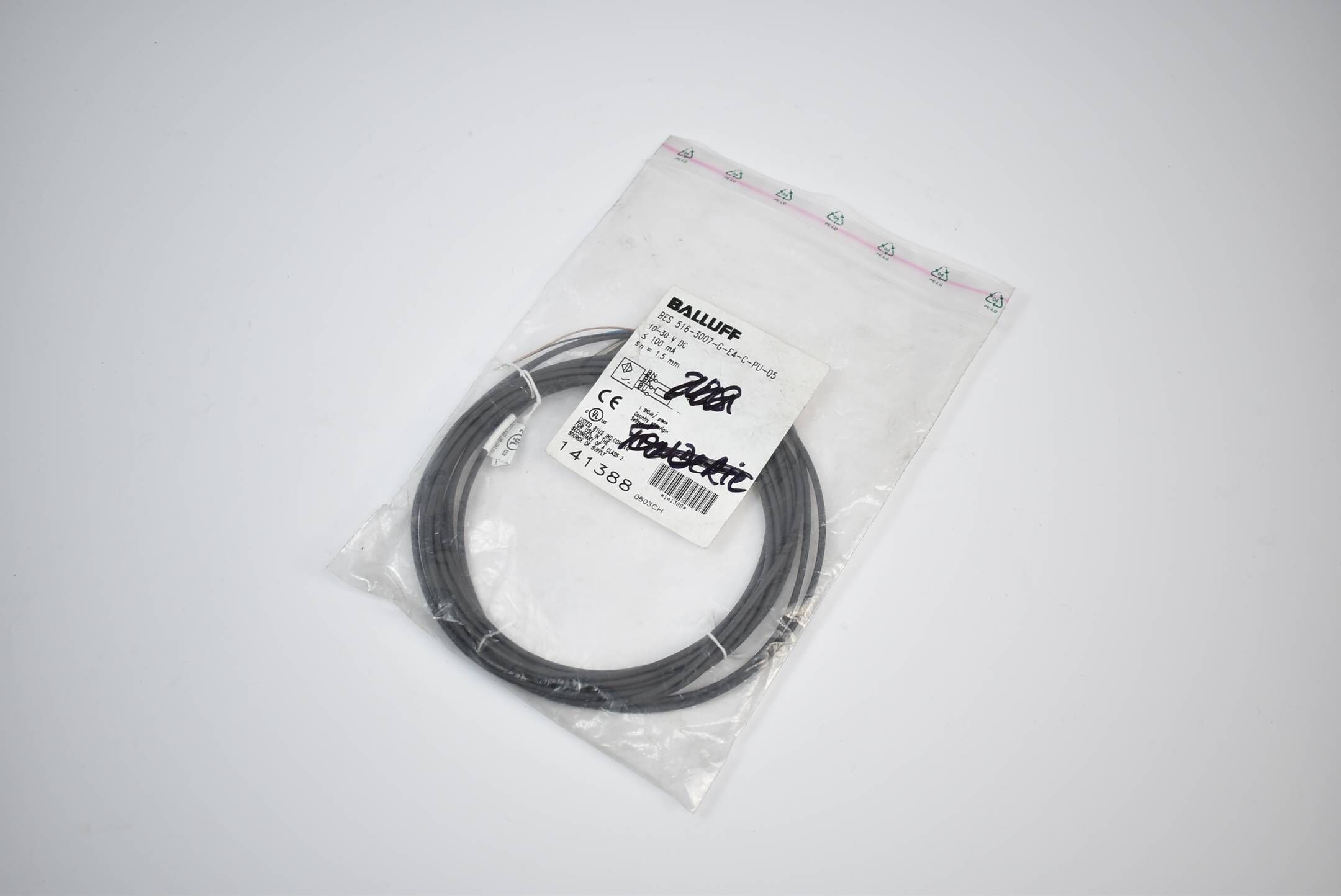 Balluff Induktiver Standardsensor BES 516-3007-G-E4-C-PU-05