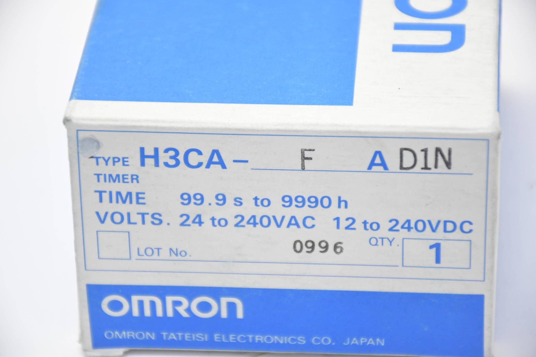 Omron Timer 24 to 240VAC / 12 to 240VDC ( H3CA-FAD1N )