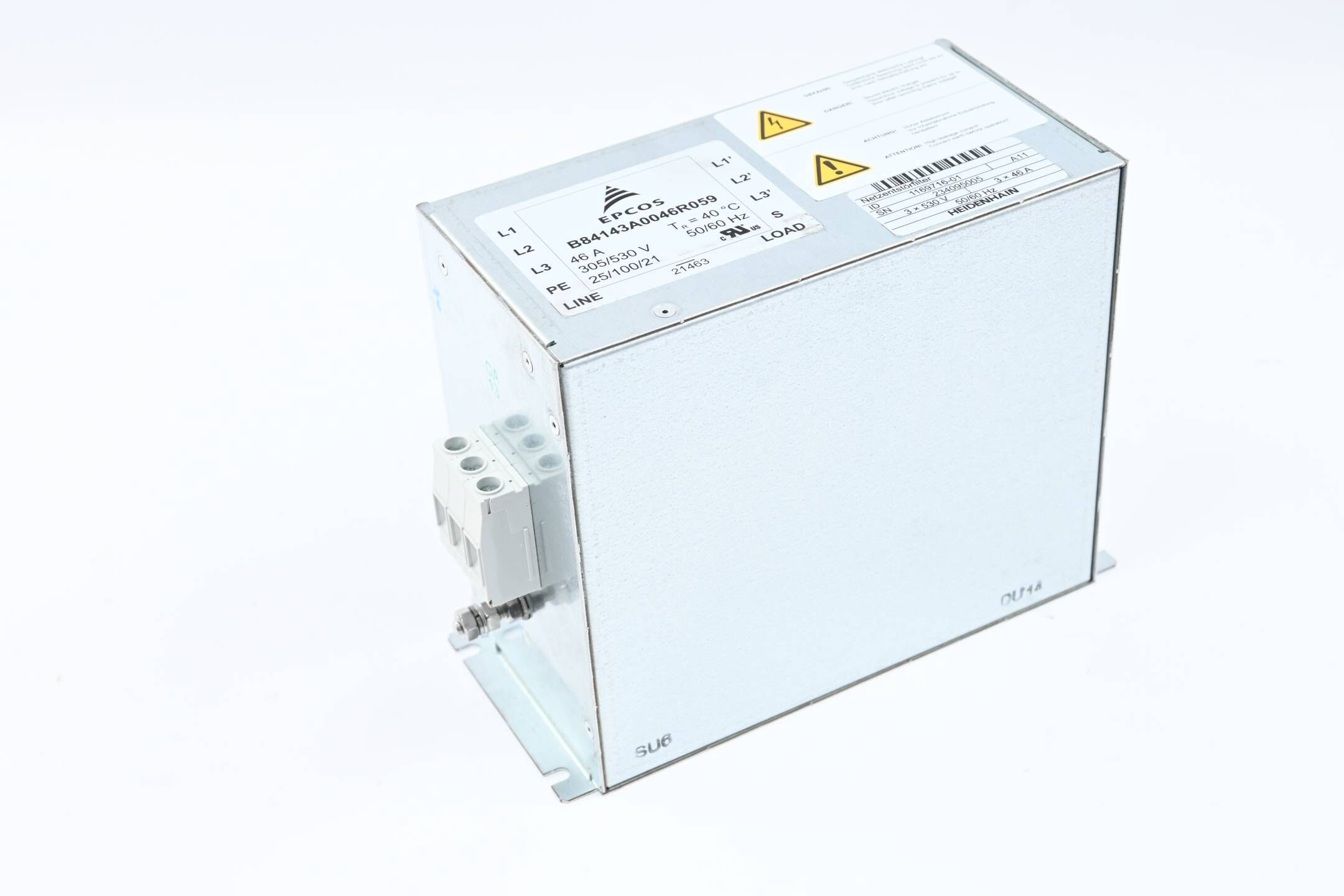 Heidenhain Netzentstörfilter EPCOS 3x480V 1169716-01 ( 116 9716-01 ) Ver. A11