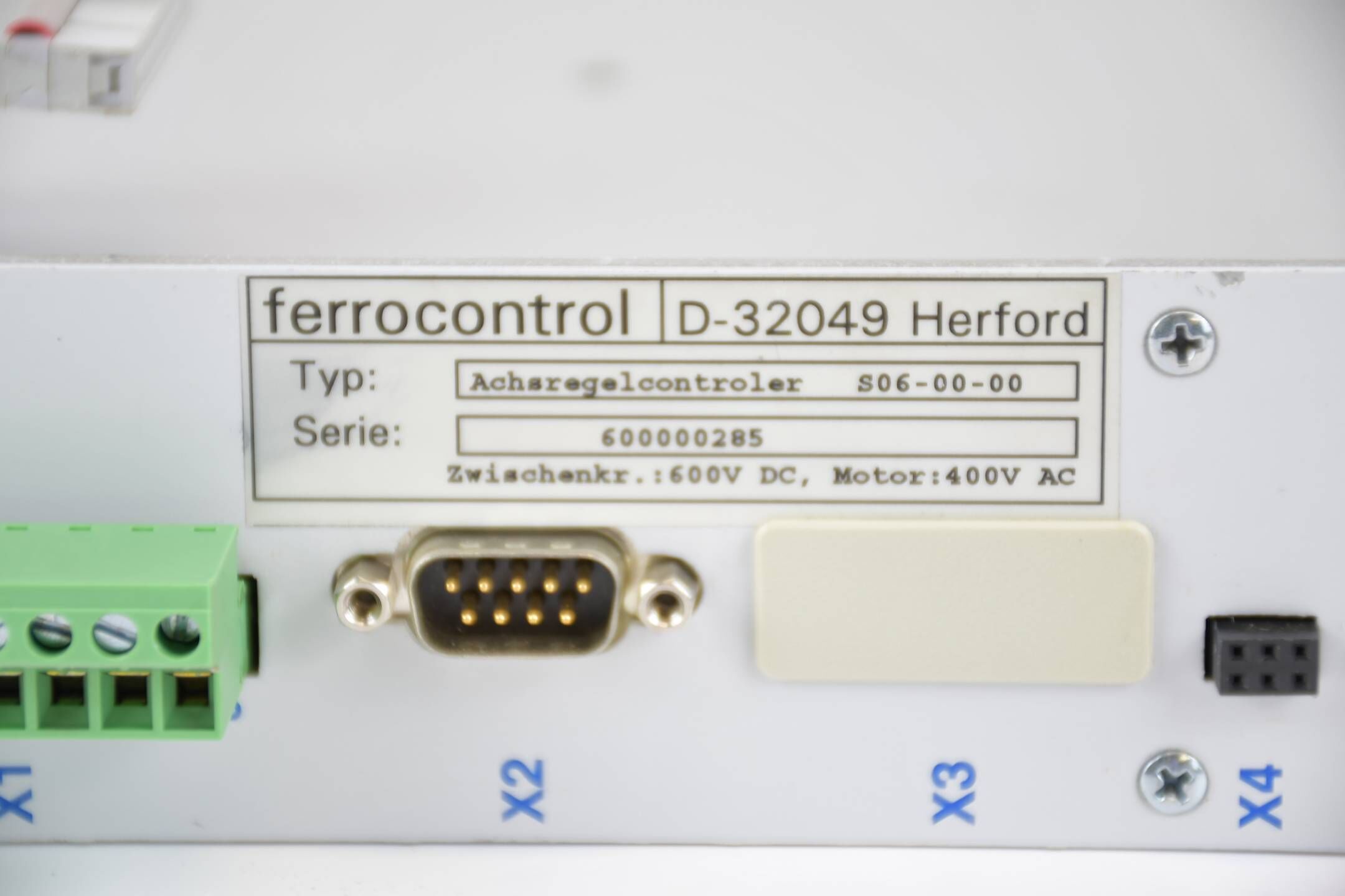 Ferrocontrol Achsreglercontroller Servoregler S06-00-00