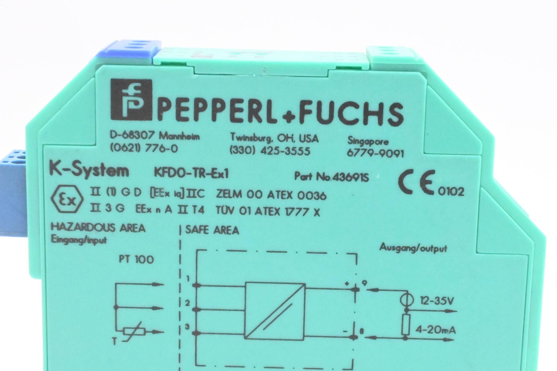 Pepperl+Fuchs Sicherheitsbarriere KFD0-TR-Ex1 ( 43691S )