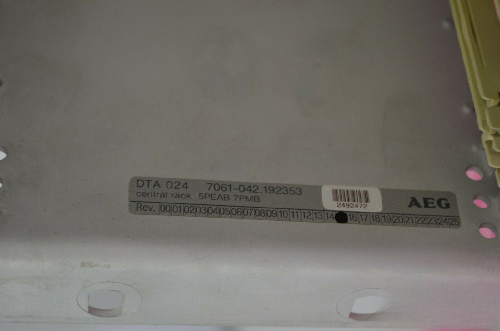 AEG DTA 024 Central Rack 7061-042.192353