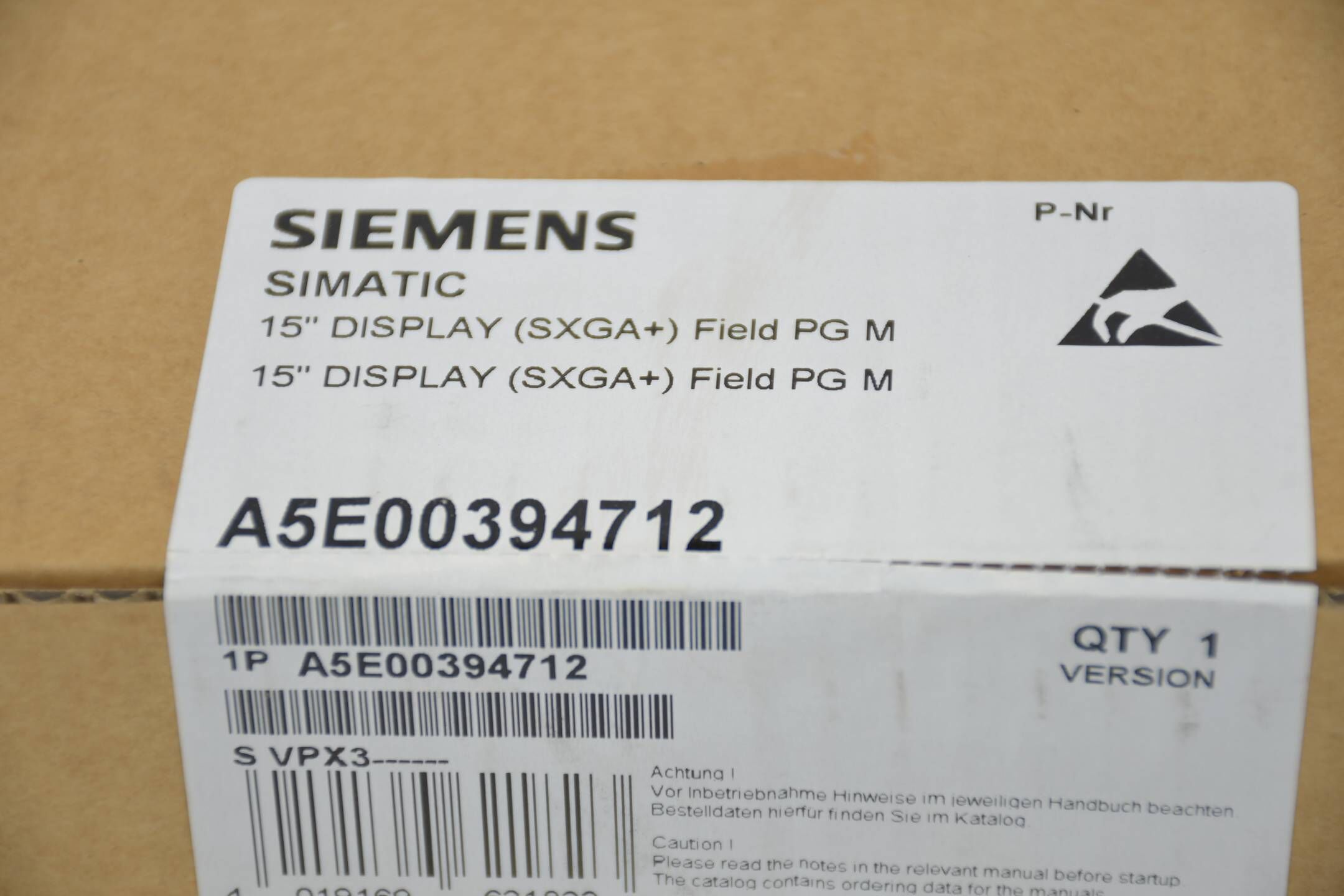 Siemens simatic PG Field PG M/M2 A5E00394712