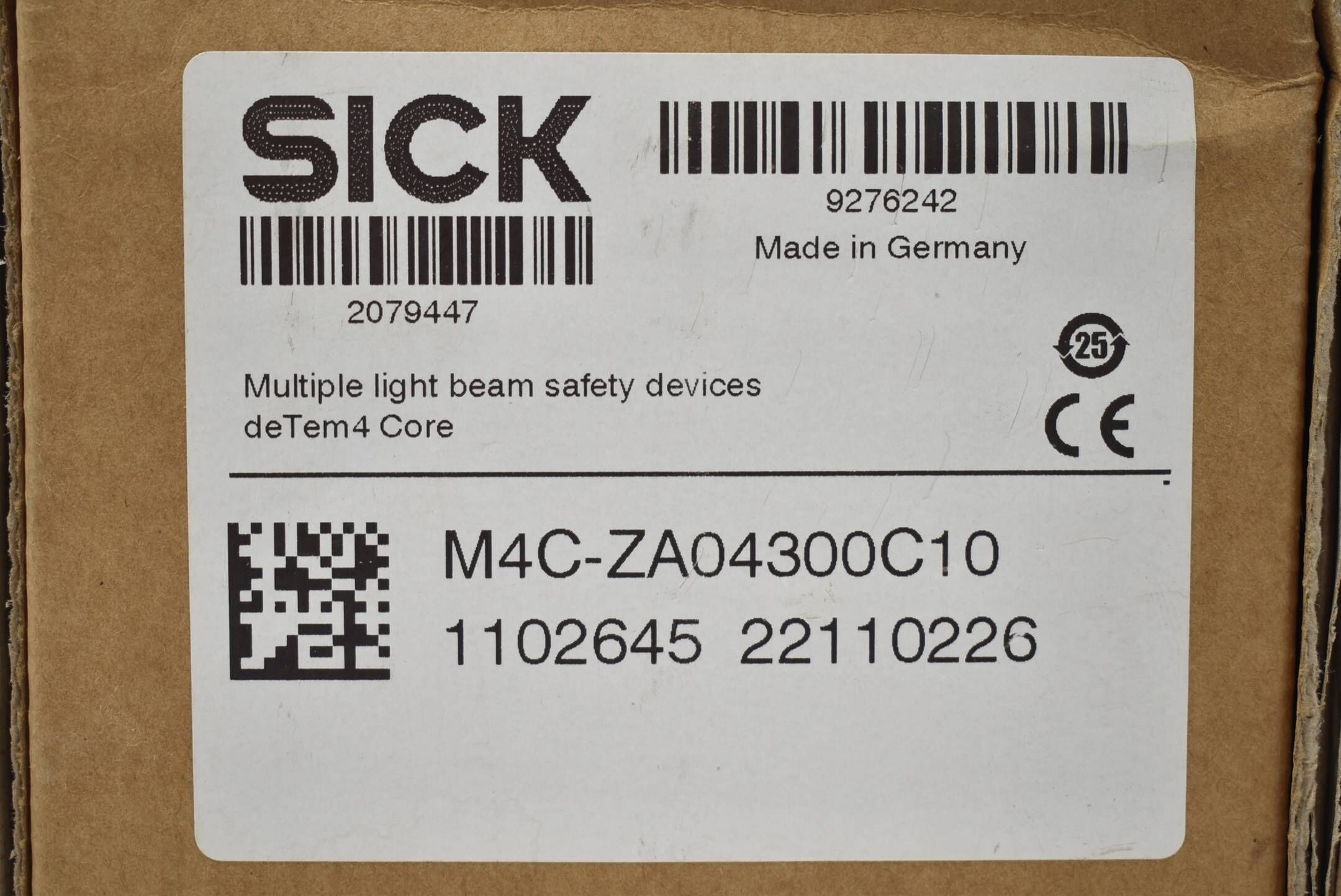 Sick Sicherheitslichtschranken M4C-ZA04300C10 ( 1102645 22110225 )