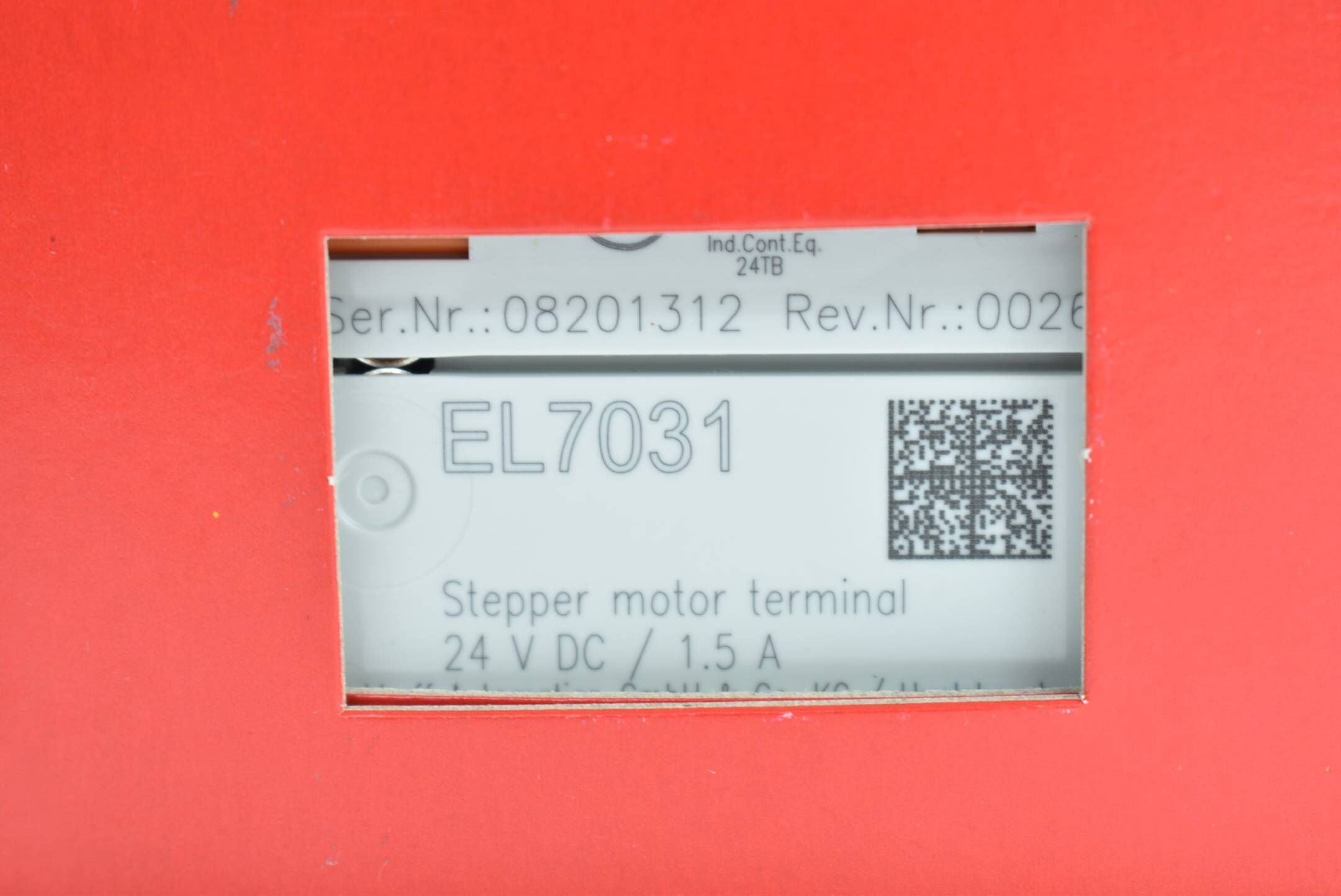 Beckhoff EtherCAT-Klemme 1-Kanal-Motion-Interface 24VDC 1,5A EL7031 ( EL 7031 )