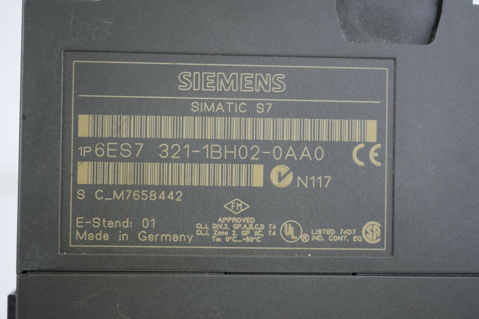 Siemens simatic S7 6ES7 321-1BH02-0AA0 ( 6ES7321-1BH02-0AA0 ) E.1