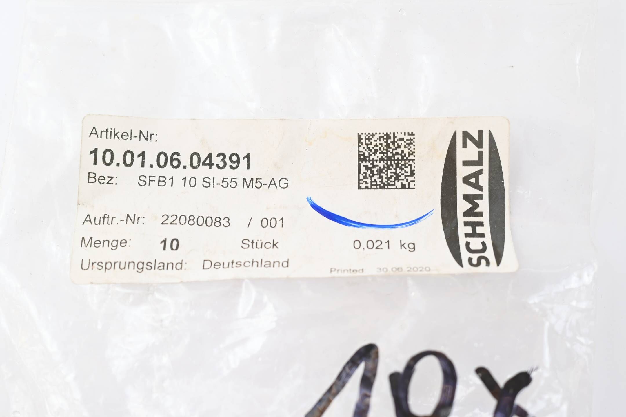 Schmalz Sauggreifer SFB1 10 SI-55 M5-AG ( 10.01.06.04391 ) 10 STÜCK