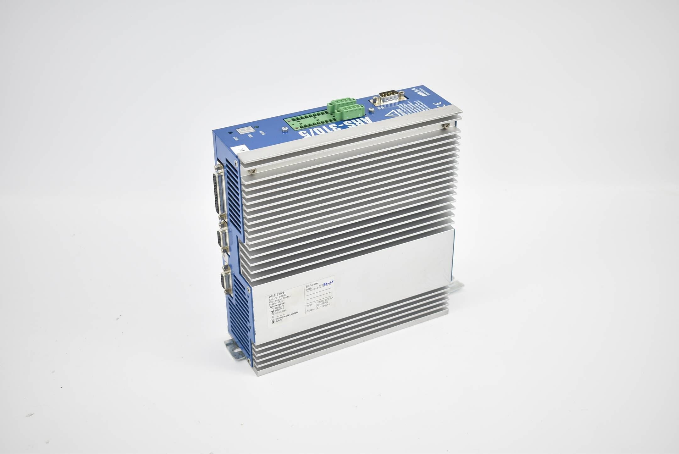 Metronix Servodrive Winkelgeber ARS-310/5 ( Software ARS_R.08e-1.1 ) RDC16