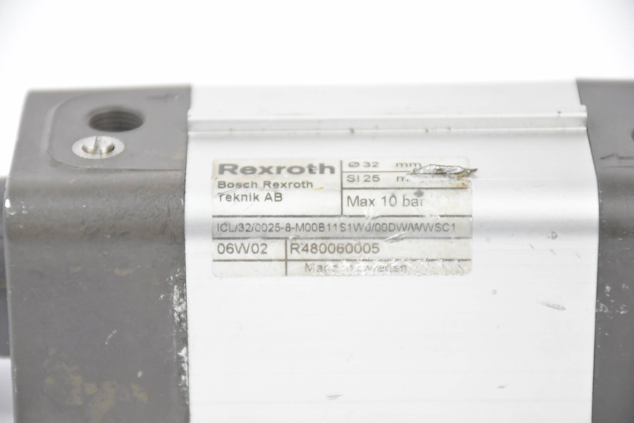 Rexroth Pneumatik Zylinder ICL/32/0025-8-M00B11S1W0/00DW/WWSC1 ( R480060005 )