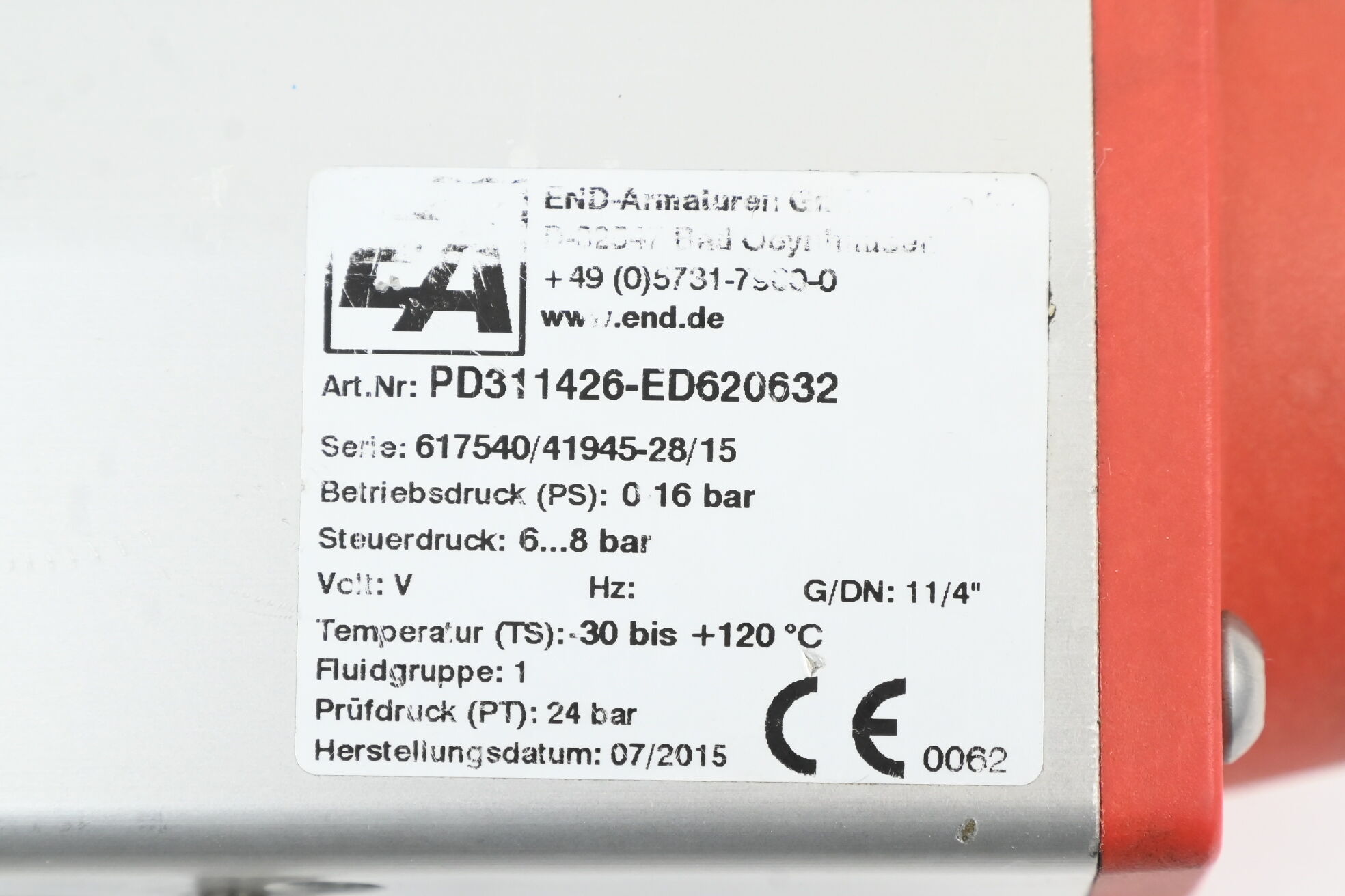 END-Armaturen Antrieb PD311426-ED620632 ( ED620632 )