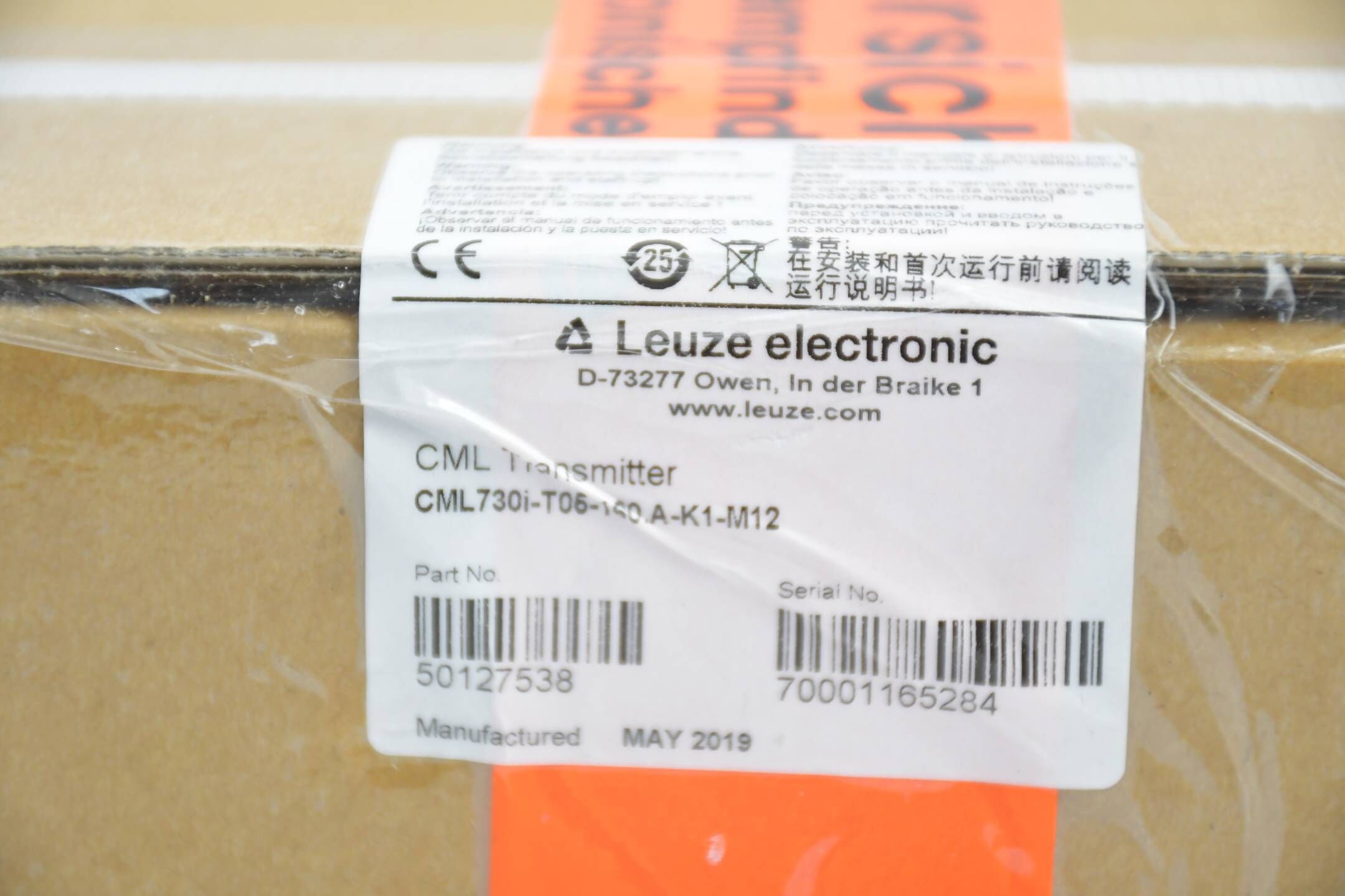 Leuze Electronic CML Transmitter CML730i-T05-160.A-K1-M12 ( 50127538 )
