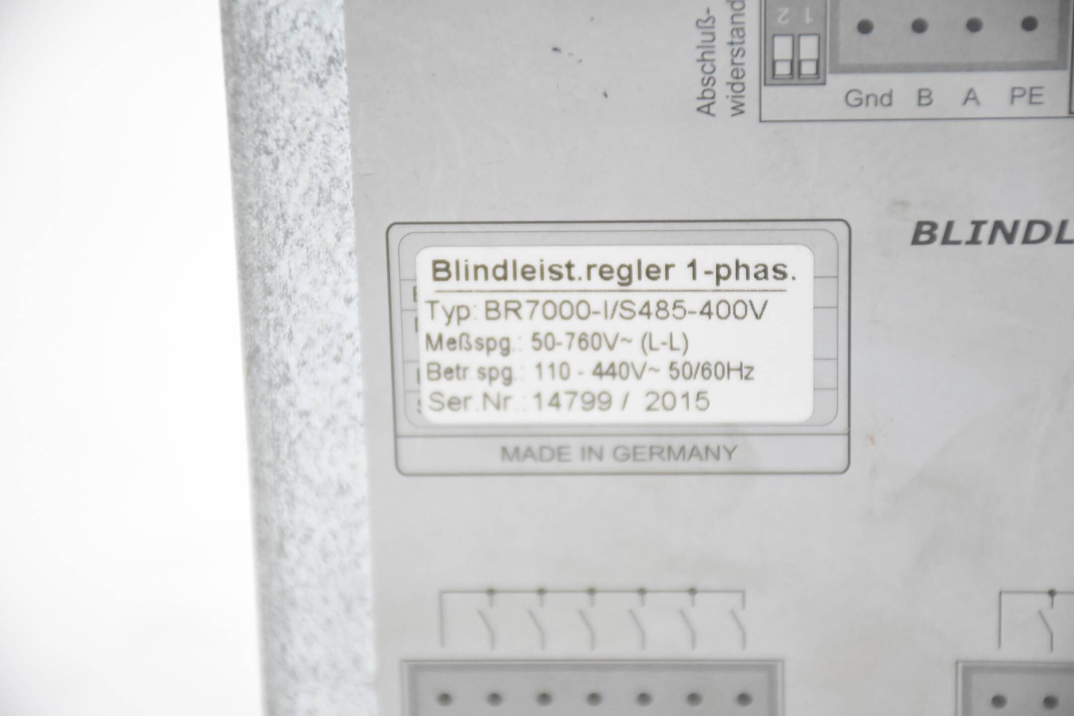Condensator Dominit Blindleistungsregler BR7000-I/S485-400V
