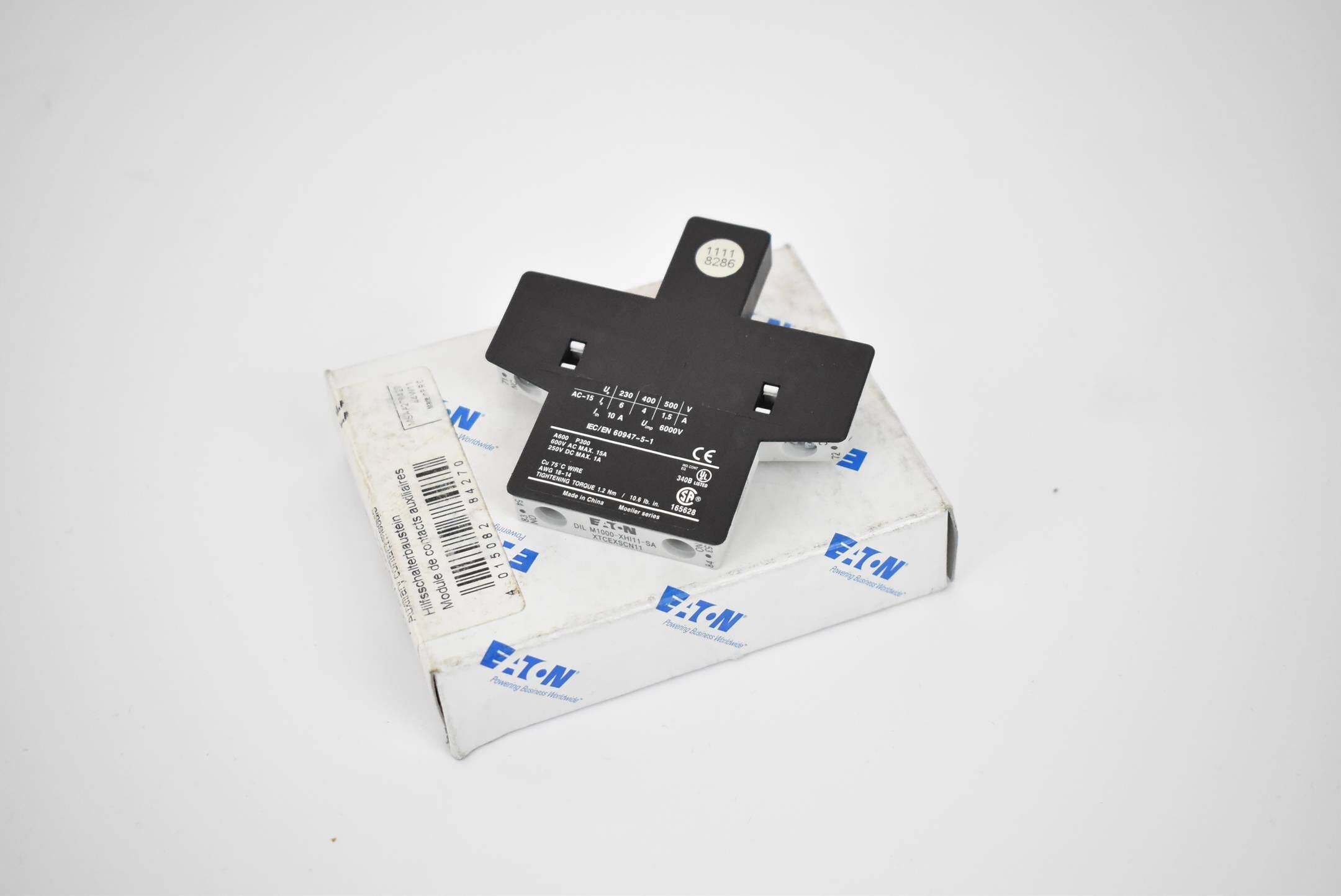 EATON Moeller series Hilfsschalterbaustein DILM1000-XHI11-SA ( XTCEXSCN11 )