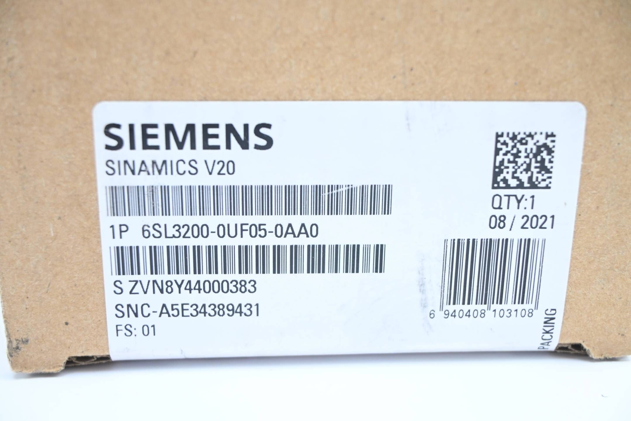Siemens Sinamics Ersatzlüfter 6SL3200-0UF05-0AA0 ( 6SL3 200-0UF05-0AA0 )