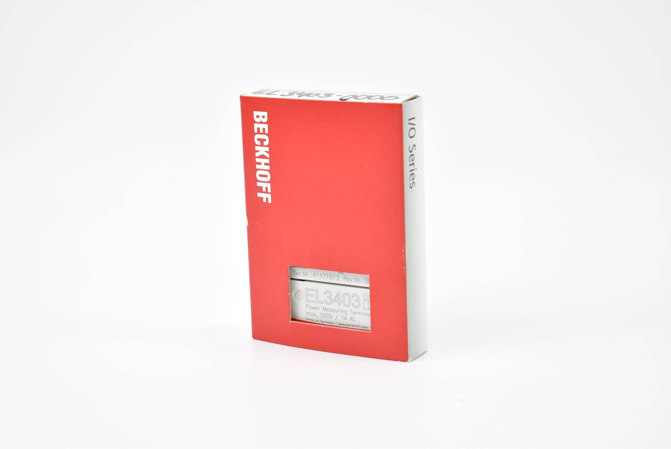 Beckhoff EtherCAT-Klemme 3-Kanal-Analog-Eingang 500VAC 1A EL3403 ( EL 3403 )