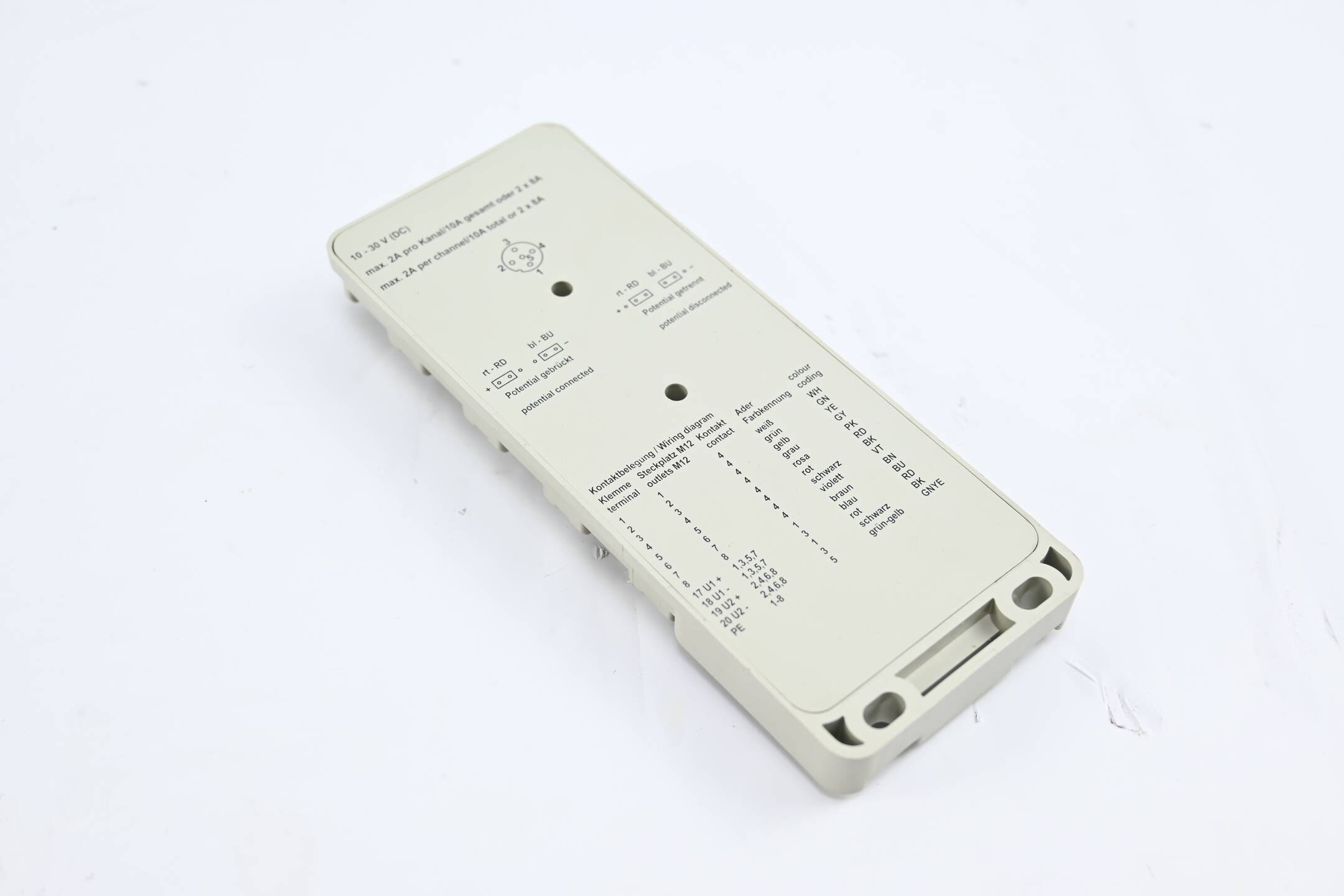 Weidmüller 2 Stück SAI-8-M 4P M12 UT ( 1705941000 )