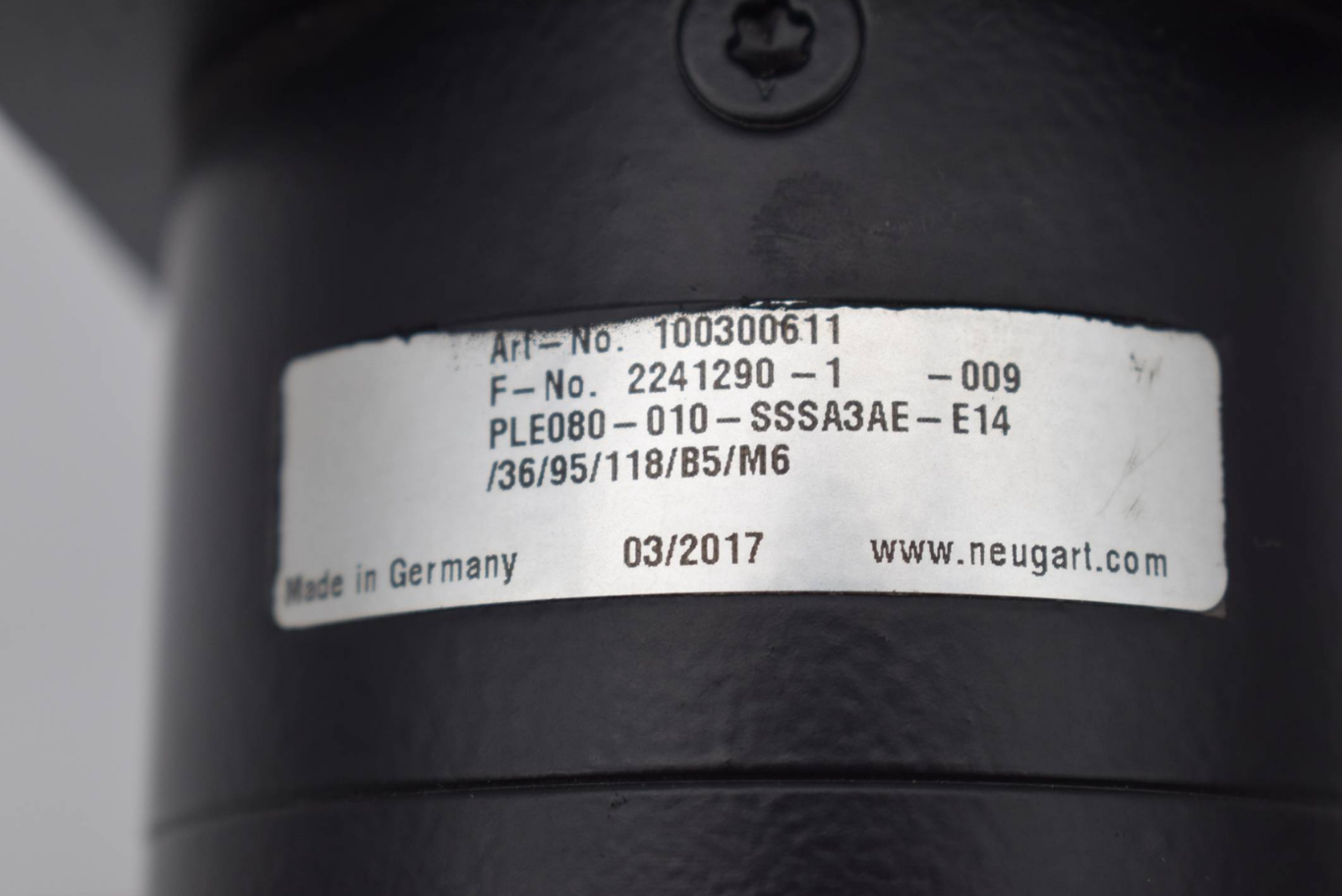 Baumüller AC Motor DSC1-050SO20U-08-37-TOA-YPP-K-AN-A+AG1 inkl. 100300611