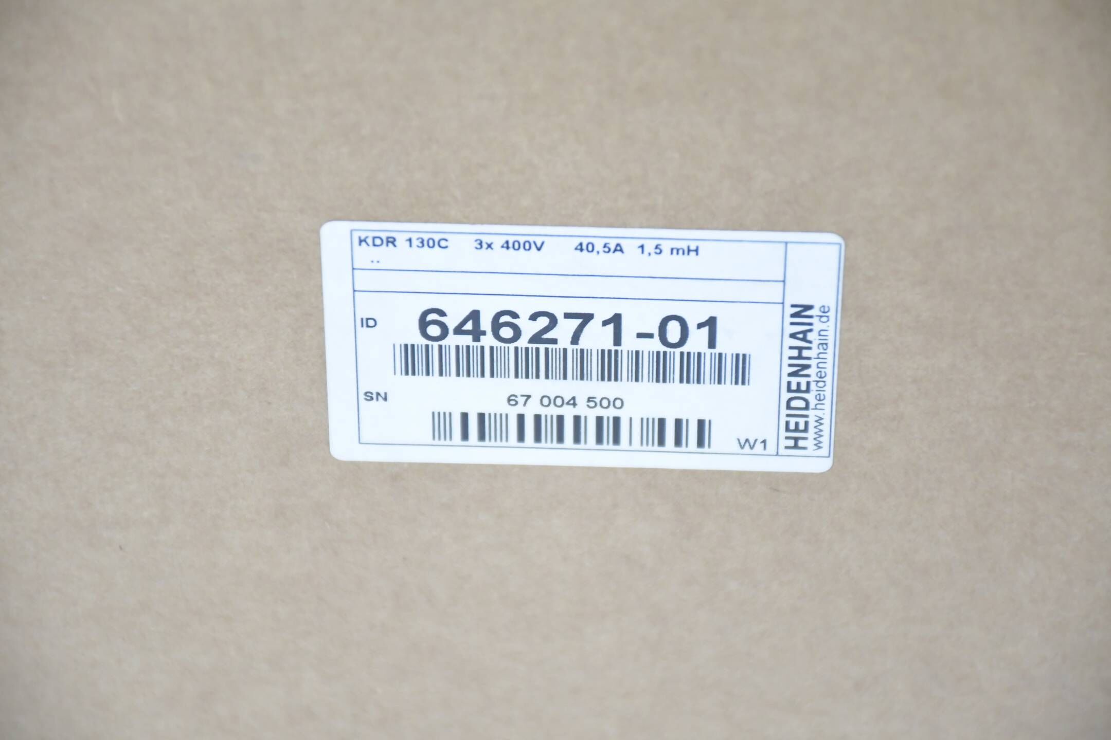 Heidenhain Kommutierungsdrossel KDR 130C ( 646271-01 ) Ver. W1