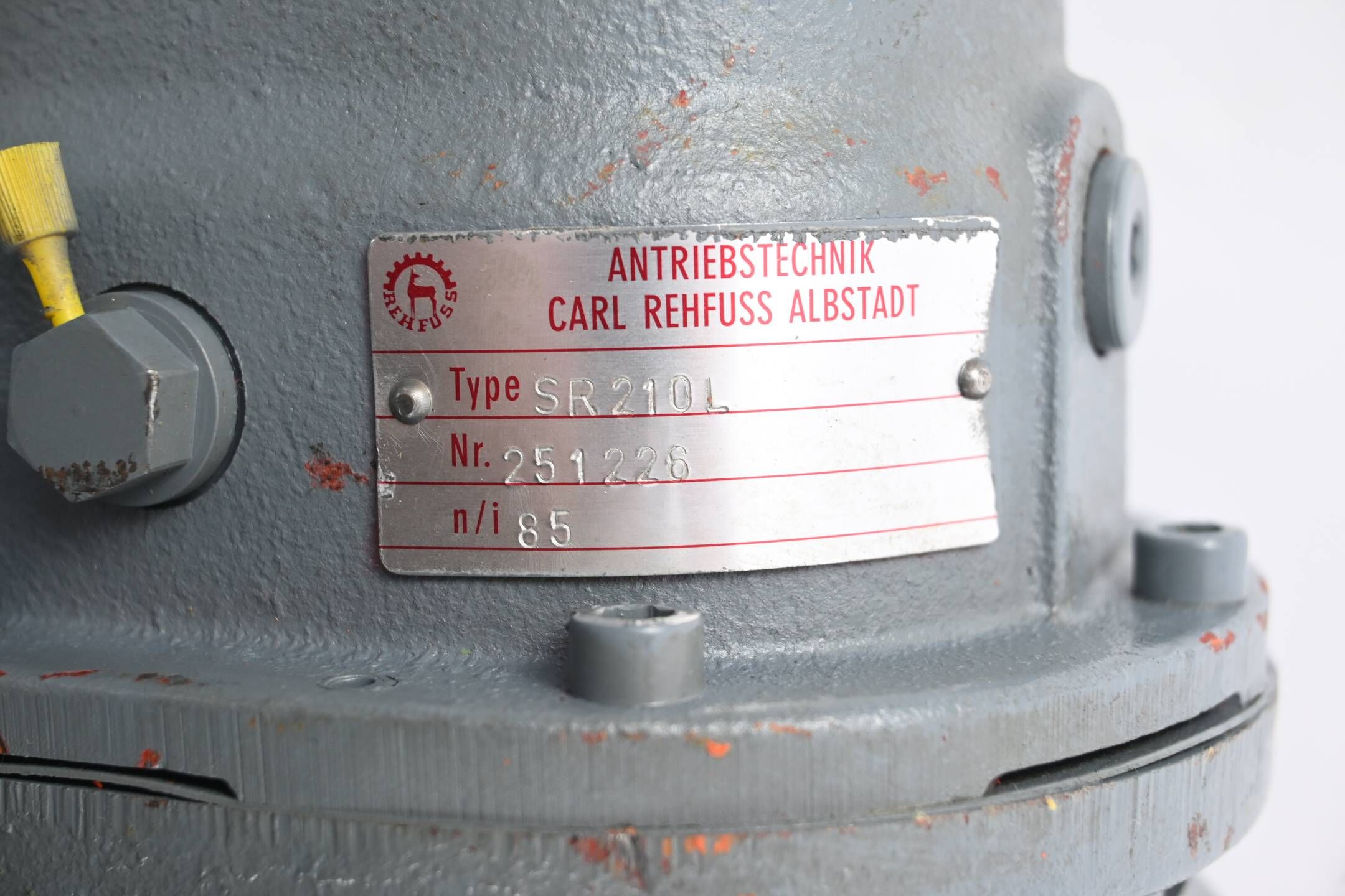 3~ Motor SR210L-71L/4-BR02 inkl. Carl Rehfuss Getriebe SR210L