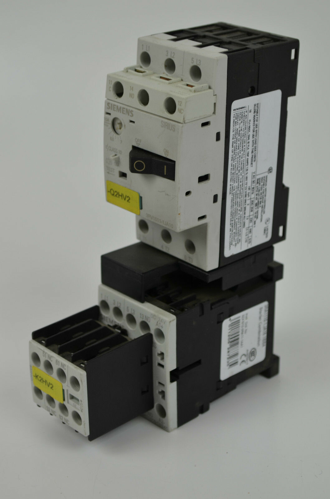 Siemens sirius 3RA1110-1JA16-1BB4 // 3RA1 110-1JA16-1BB4 Starter Combination