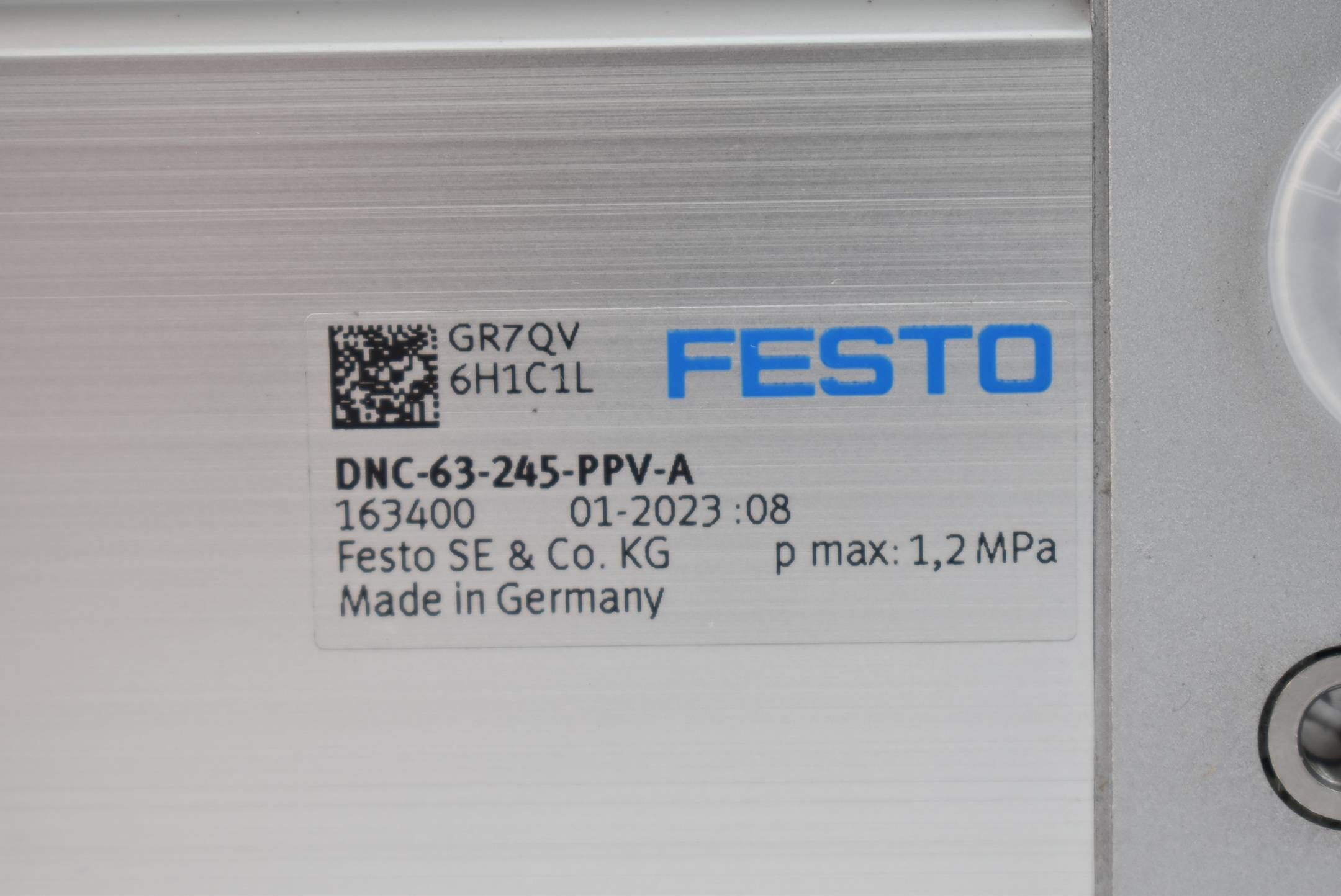 Festo Normzylinder DNC-63-245-PPV-A ( 163400 )