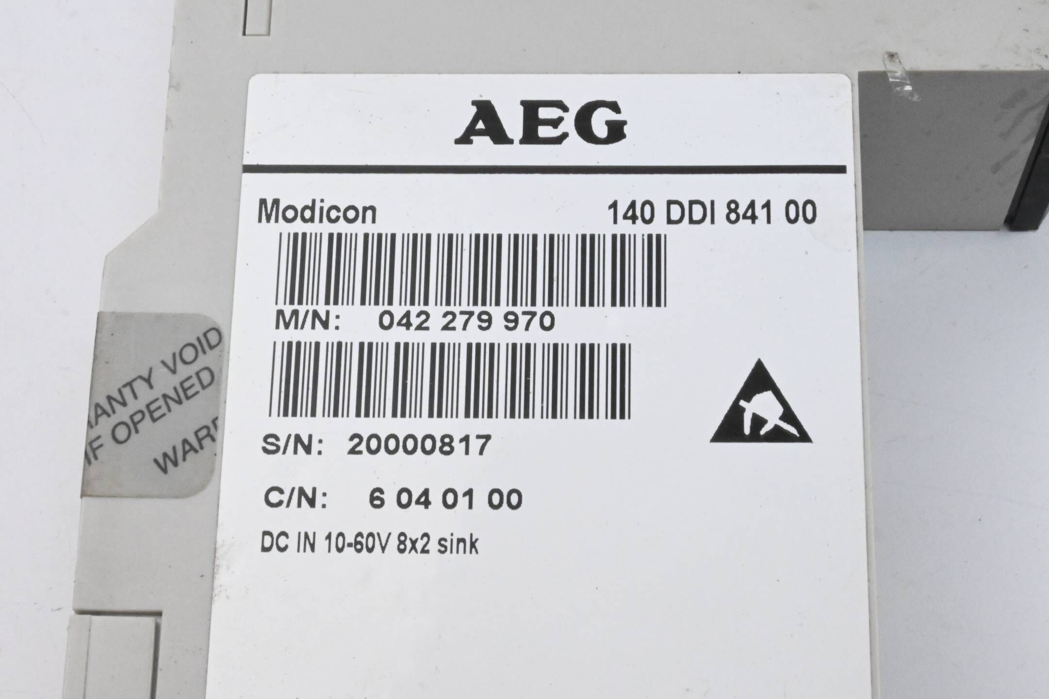 Schneider Electric AEG Modicon Quantum 140 DDI 841 00 ( 140DDI84100 )