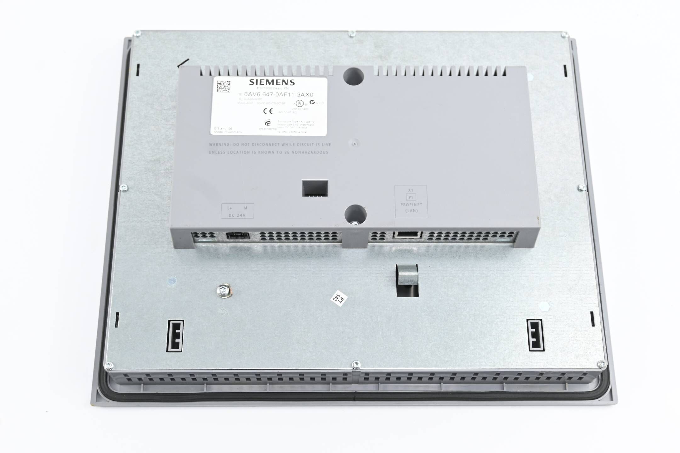 Siemens Simatic HMI KTP1000 Panel 6AV6647-0AF11-3AX0 ( 6AV6 647-0AF11-3AX0 ) E6
