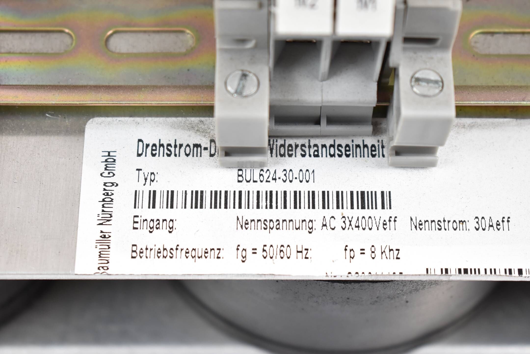 Baumüller Drehstrom-Drossel Wiederstandeinheit BUL624-30-001