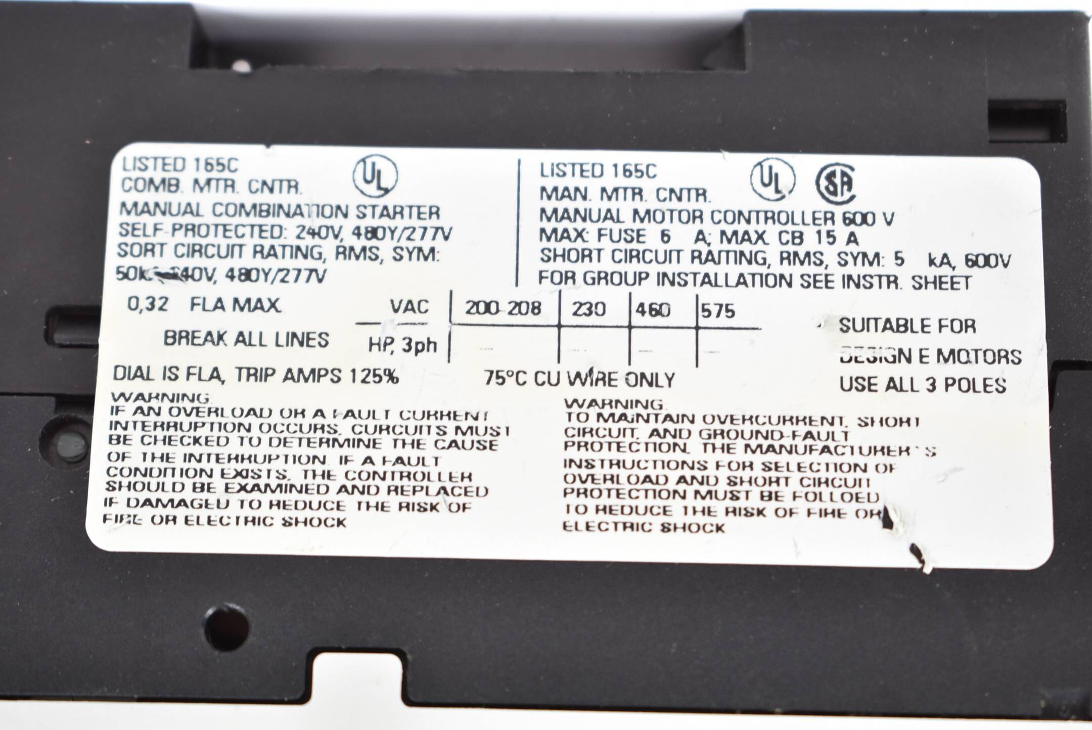 Siemens Leistungsschalter 3RV1021-0DA10