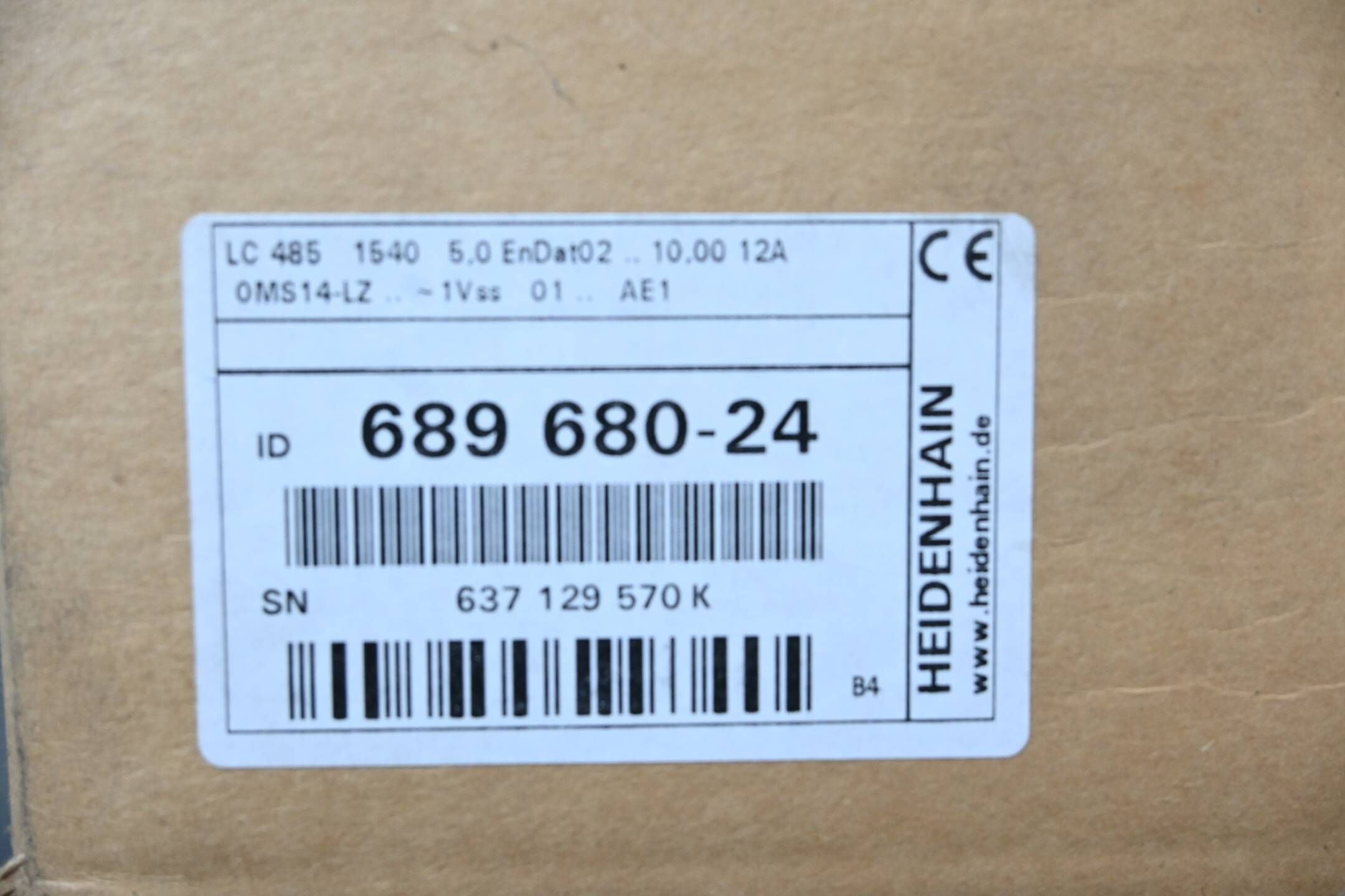 Heidenhain Absolutes gekapseltes Längenmessgerät LC485 ( 689680-24 ) Ver. B4