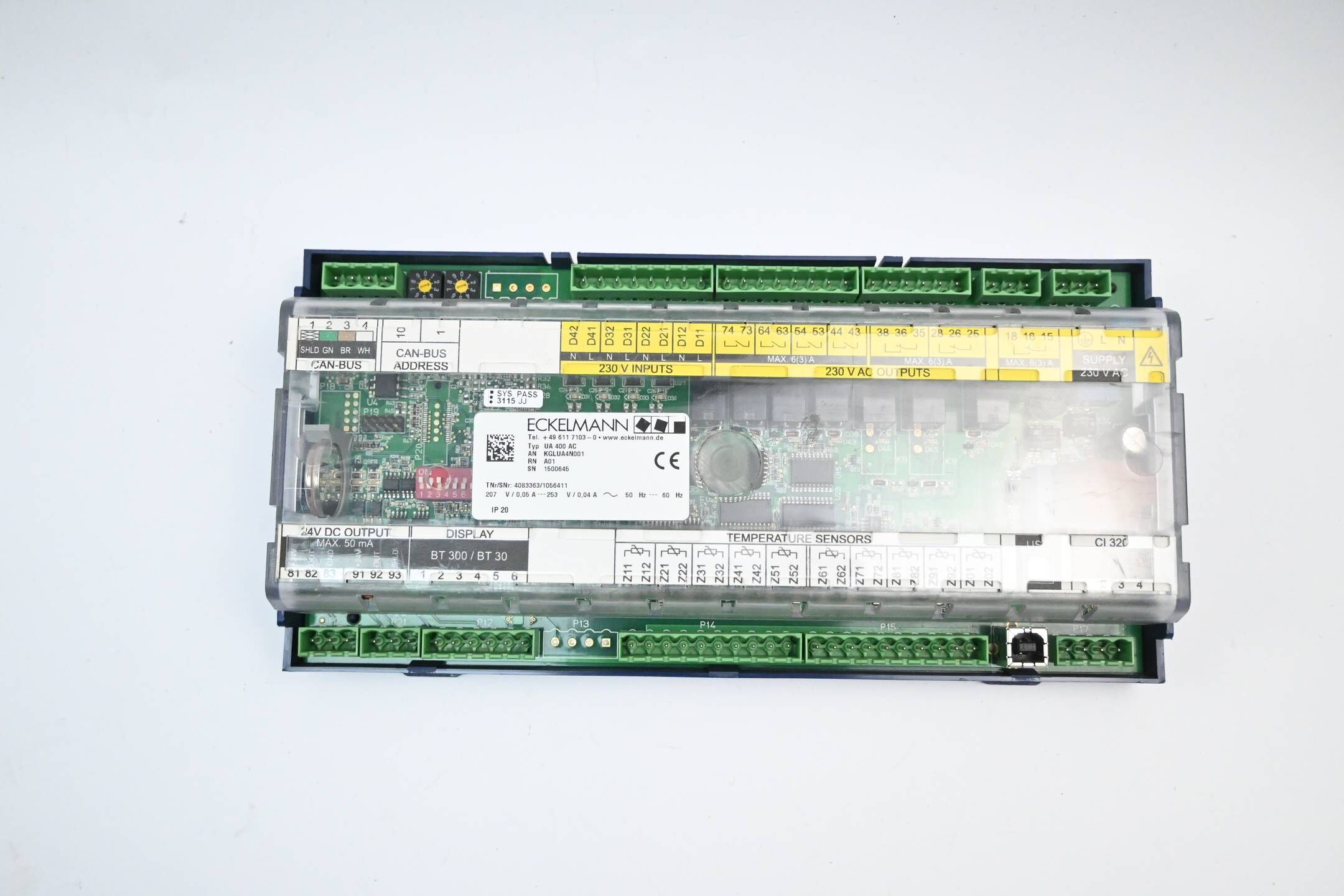 Eckelmann Kühlstellenregler UA 400 AC